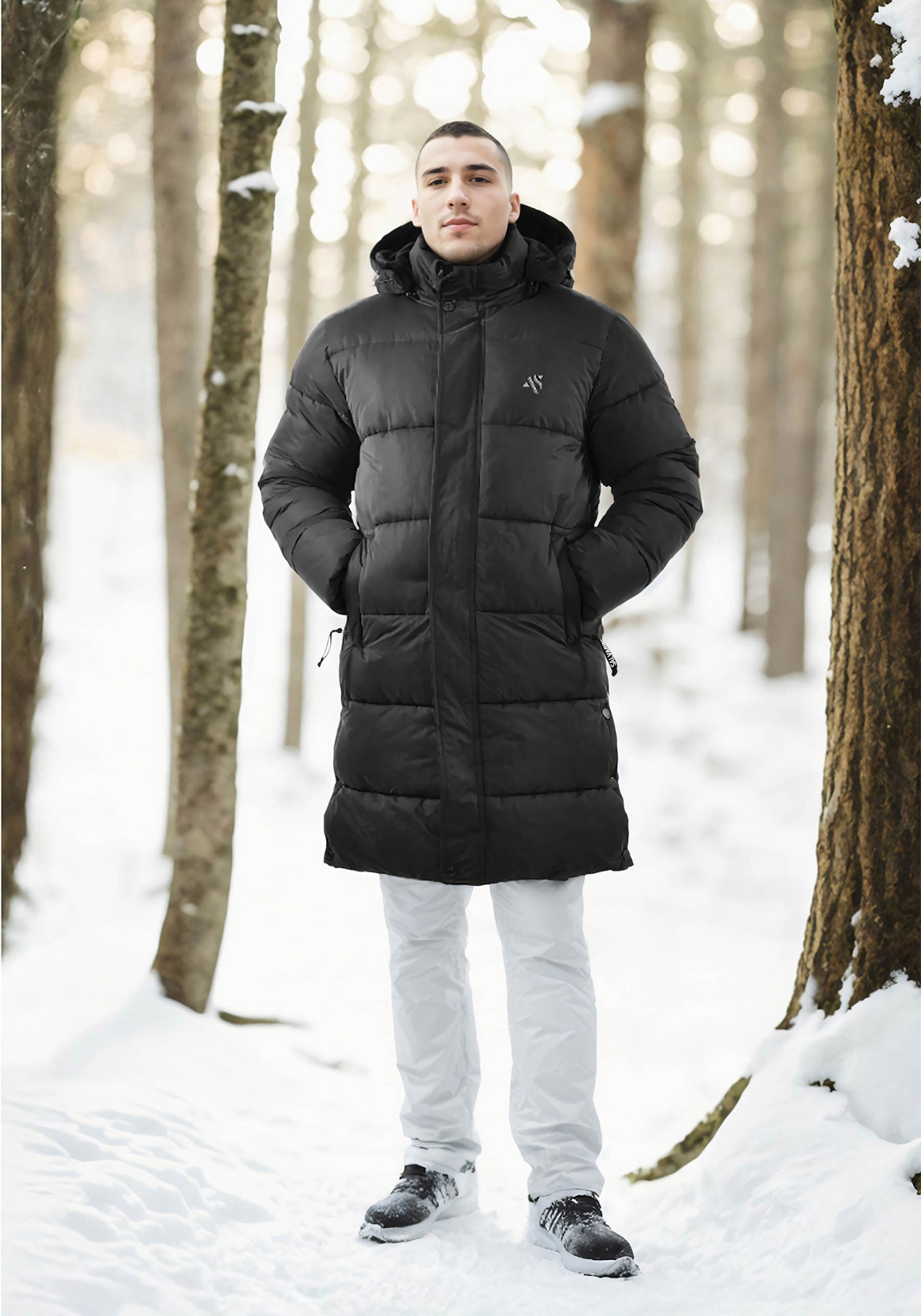 Alessandro Salvarini Winterjacke »Alessandro Salvarini Herren Winter Parka gesteppt AS425«