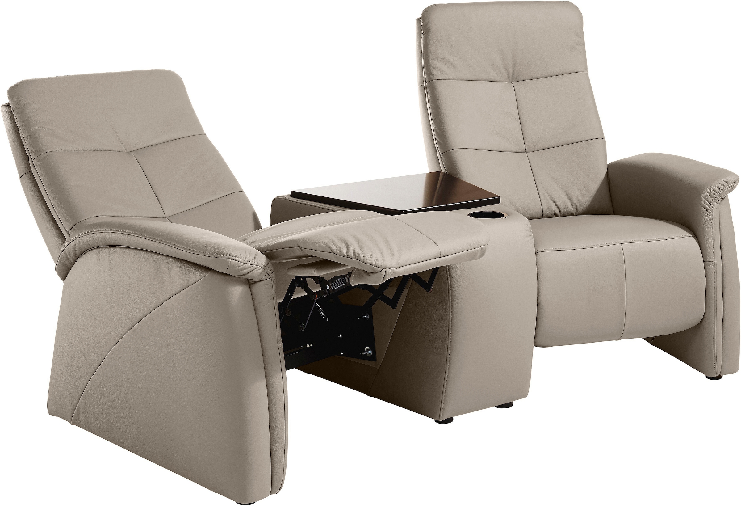 exxpo - sofa fashion 2-Sitzer »Tivoli«, mit Relaxfunktion, integrierter Tischablage und Stauraumfach