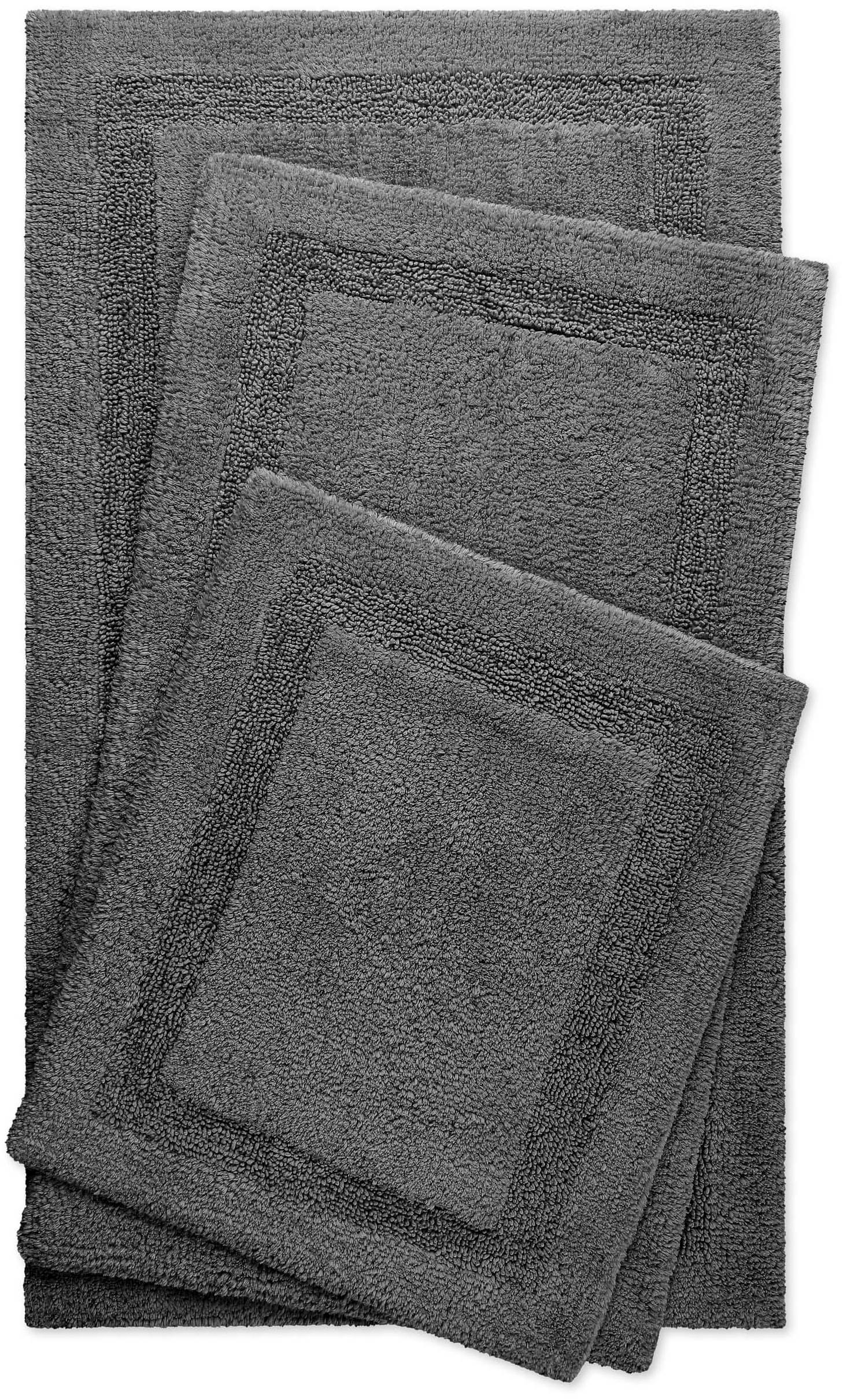 Wecon home Basics Badematte »Knut« Höhe 20 mm waschbar, rutschfest, strapazierfähig, pflegeleicht, Bordüre, weich