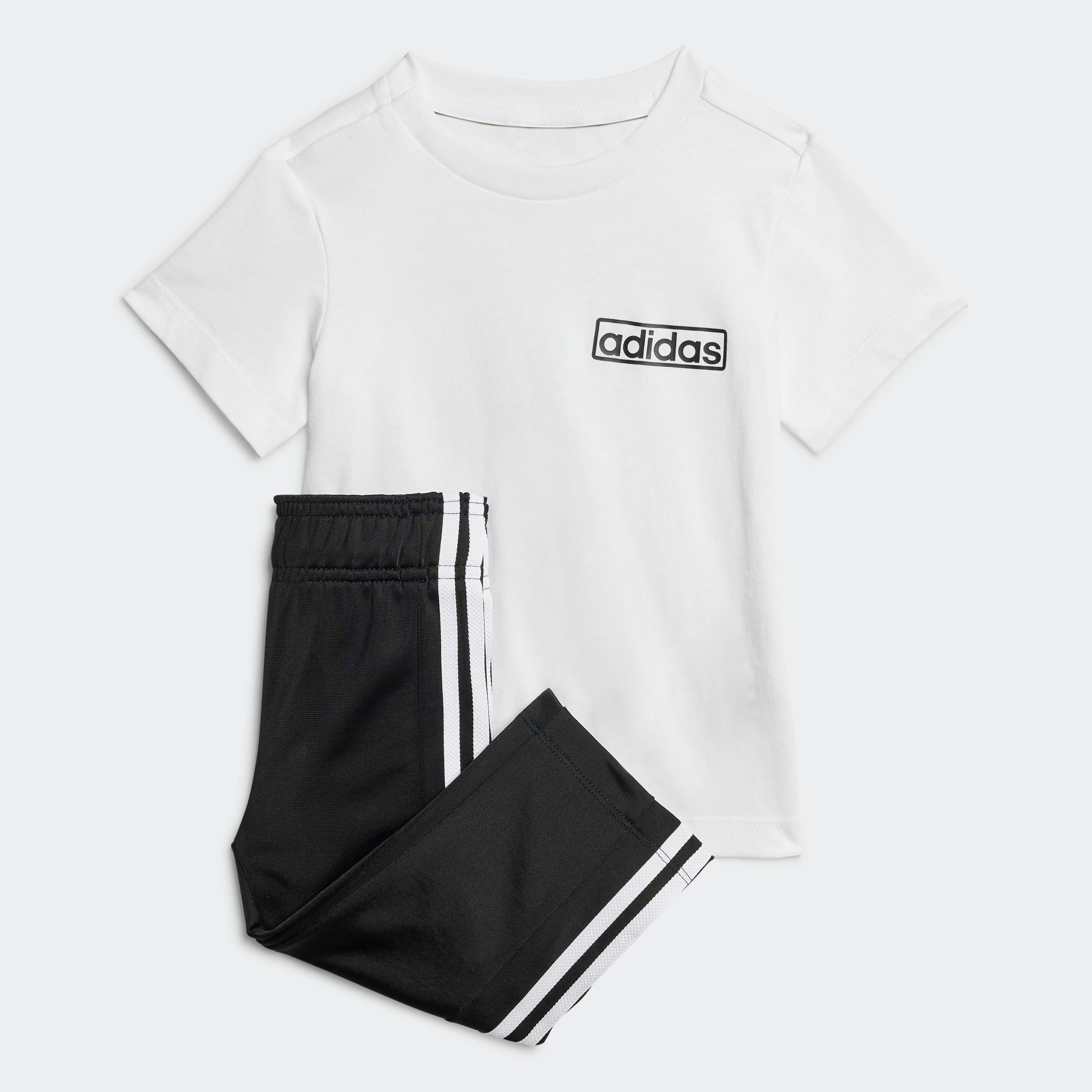 Adidas Originals Trainingsanzug »ADIBREAK TEE ST« 2 Stk. tlg. in schwarz, Größe 62