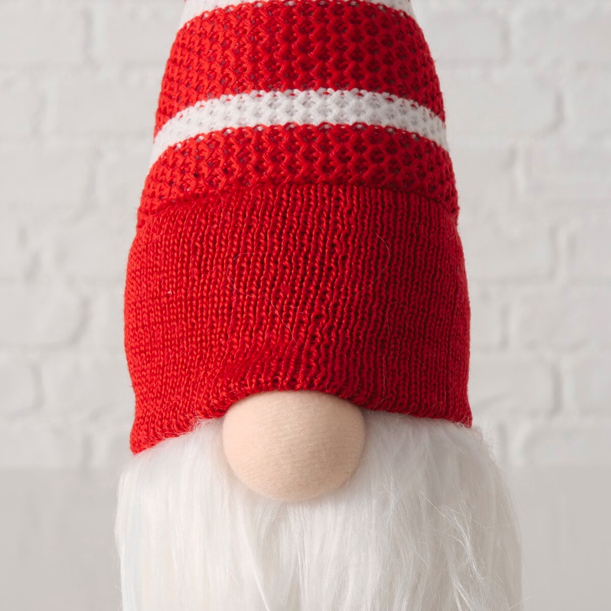 OTTO home Kantenhocker »Wichtel, 1 Stück, klassische Rot-Weiß-Töne« Handgearbeitete Figur mit liebevollen Details, Rot-Weiß-Töne