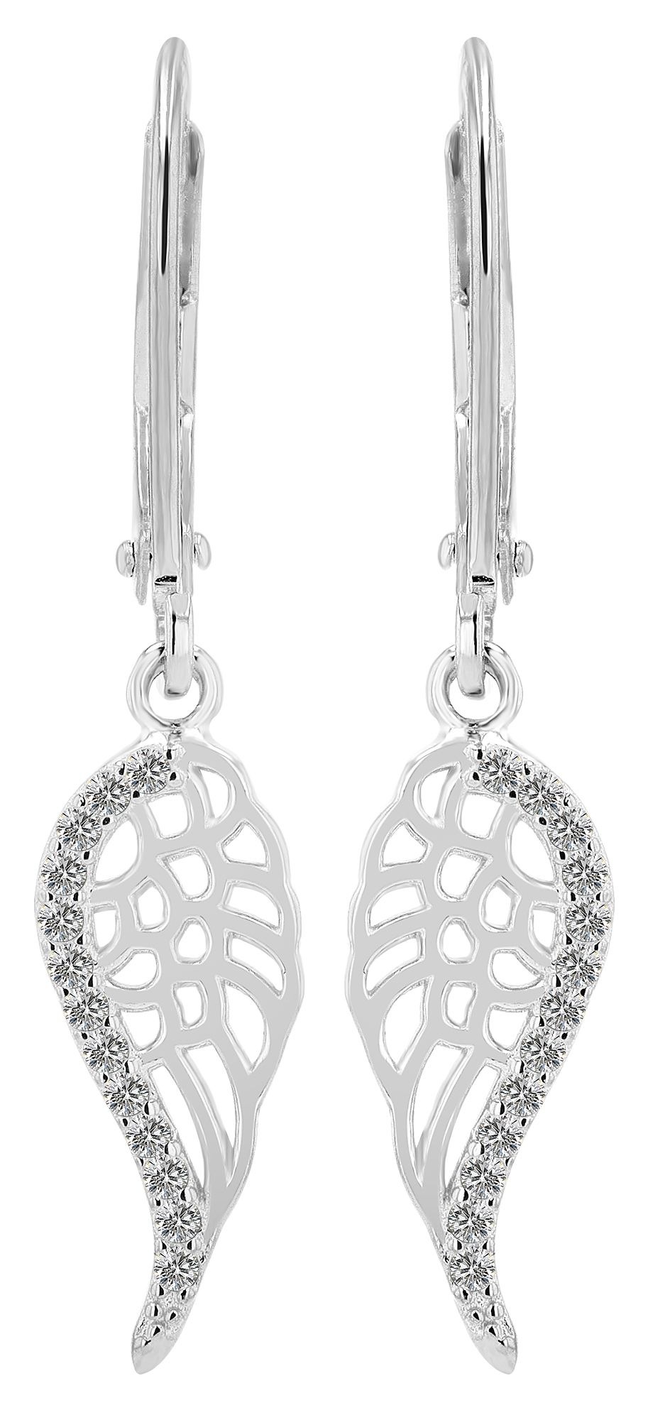 Adelia´s Paar Ohrhänger »Damen Ohrringe aus 925 Silber mit Zirkonia«