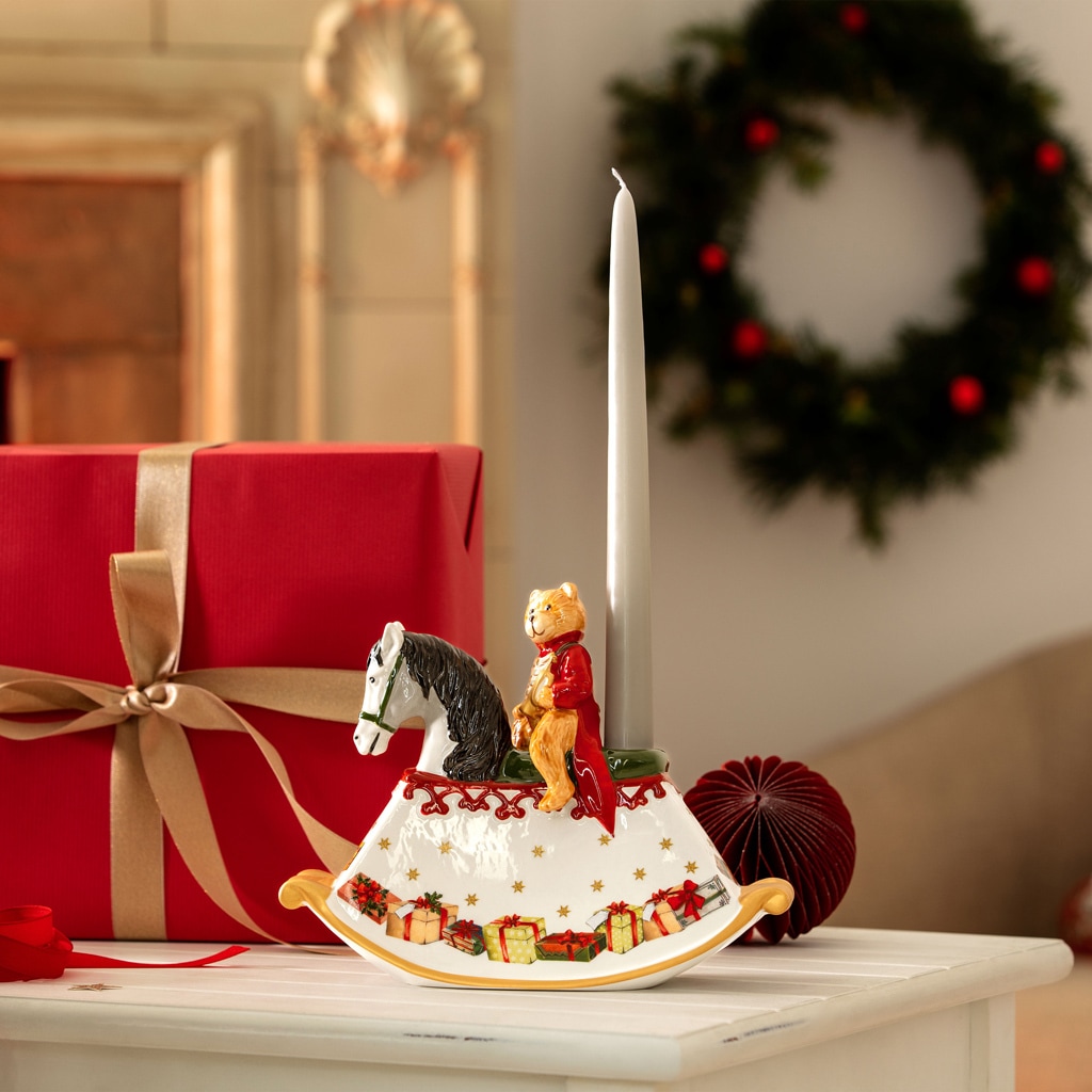 Villeroy & Boch Weihnachtsfigur »Dekofigur Schaukelpferd Christmas Toys bunt«