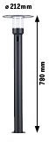 Paulmann LED Gartenleuchte »Sienna 230V Pollerleuchte«, 1 flammig, seewasserresistent, mit PIR-Sensor