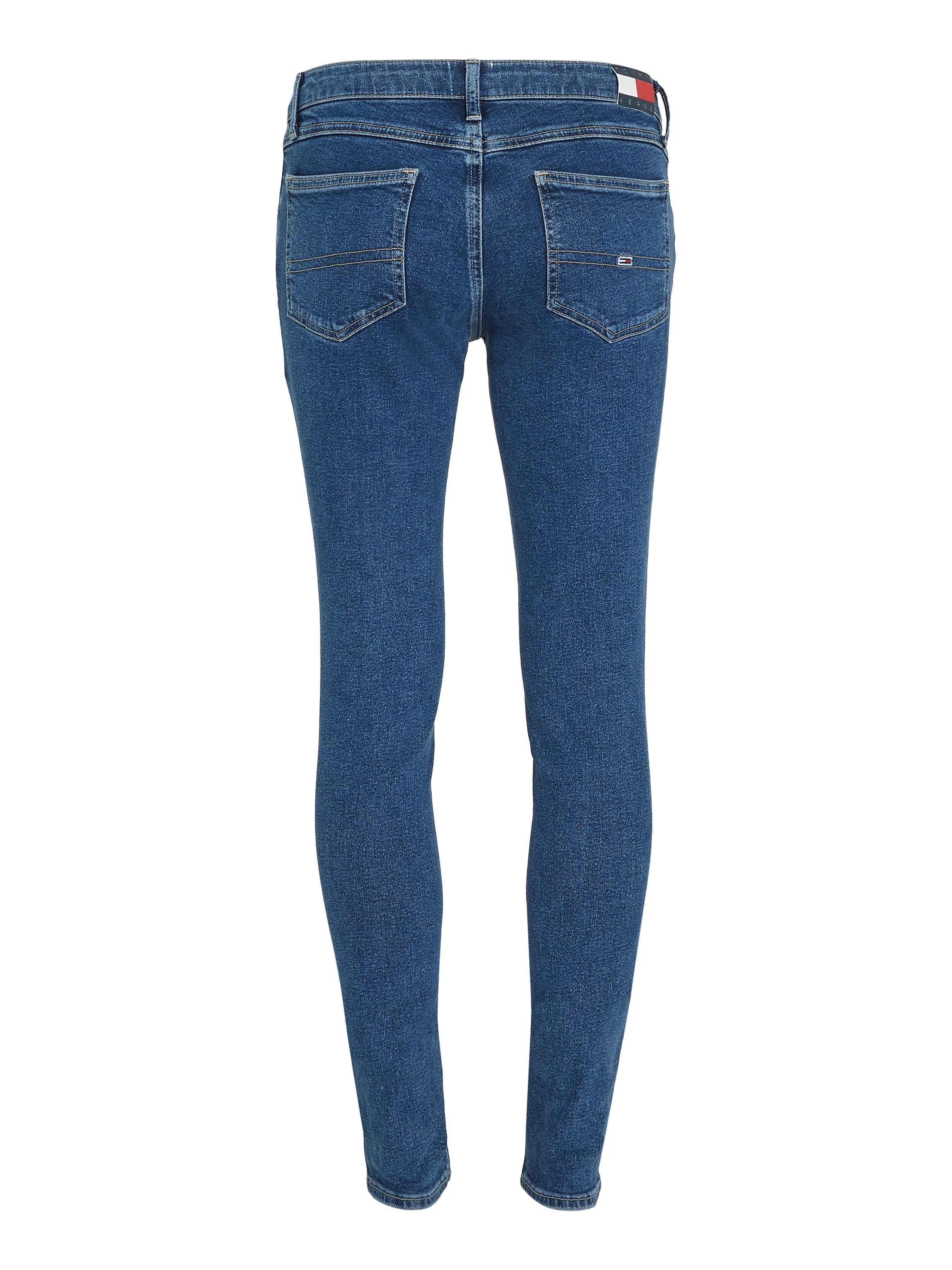 Tommy Jeans Slim-fit-Jeans »Skinny Jeans Marken Low Waist Mittlere Leibhöhe«, mit Faded-Out Effekten
