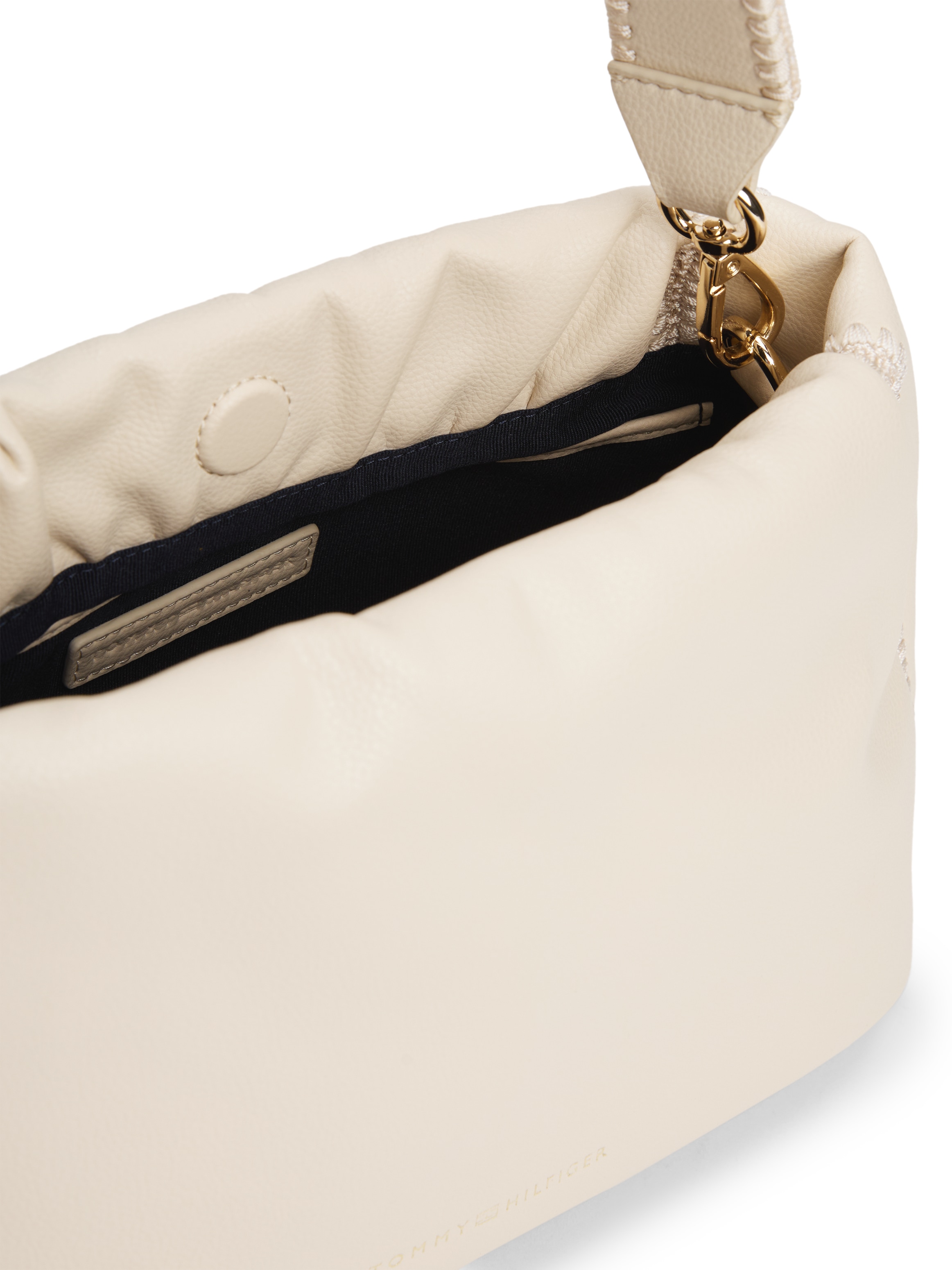 Tommy Hilfiger Schultertasche »TH SOFT SUMMER MINI BUCKET« , Damen Umhängetasche, Minibag, Clutch mit abnehmbarem Umhängeriemen