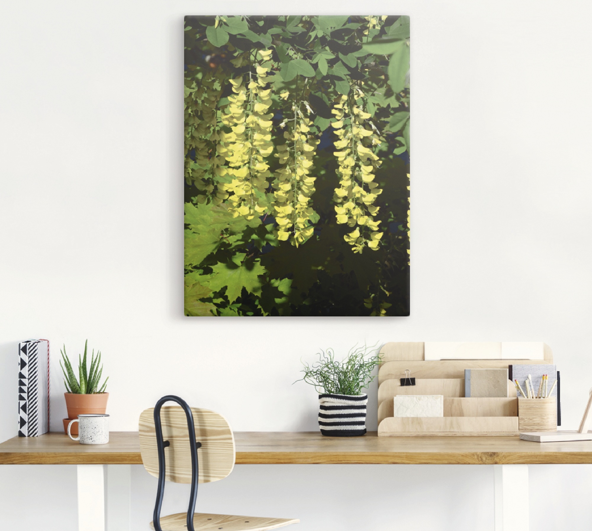Artland Wandbild »Goldregen«, Bäume, (1 St.), als Alubild, Leinwandbild, Wandaufkleber oder Poster in versch. Größen