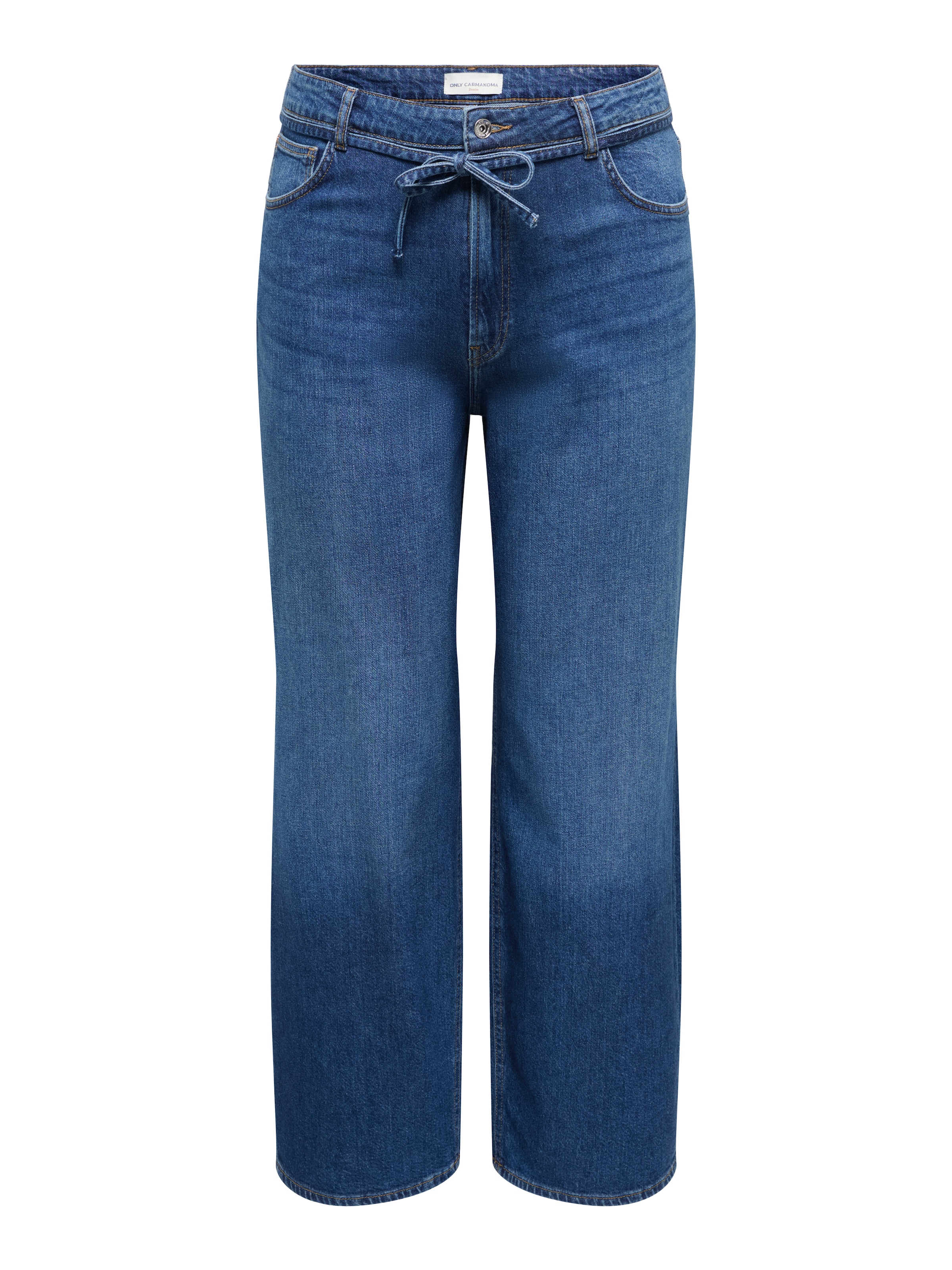 ONLY CARMAKOMA Straight-Jeans »CARGIANNA MW STRAIGHT DNM BOX NOOS« Baumwollmischung, Regular Waist