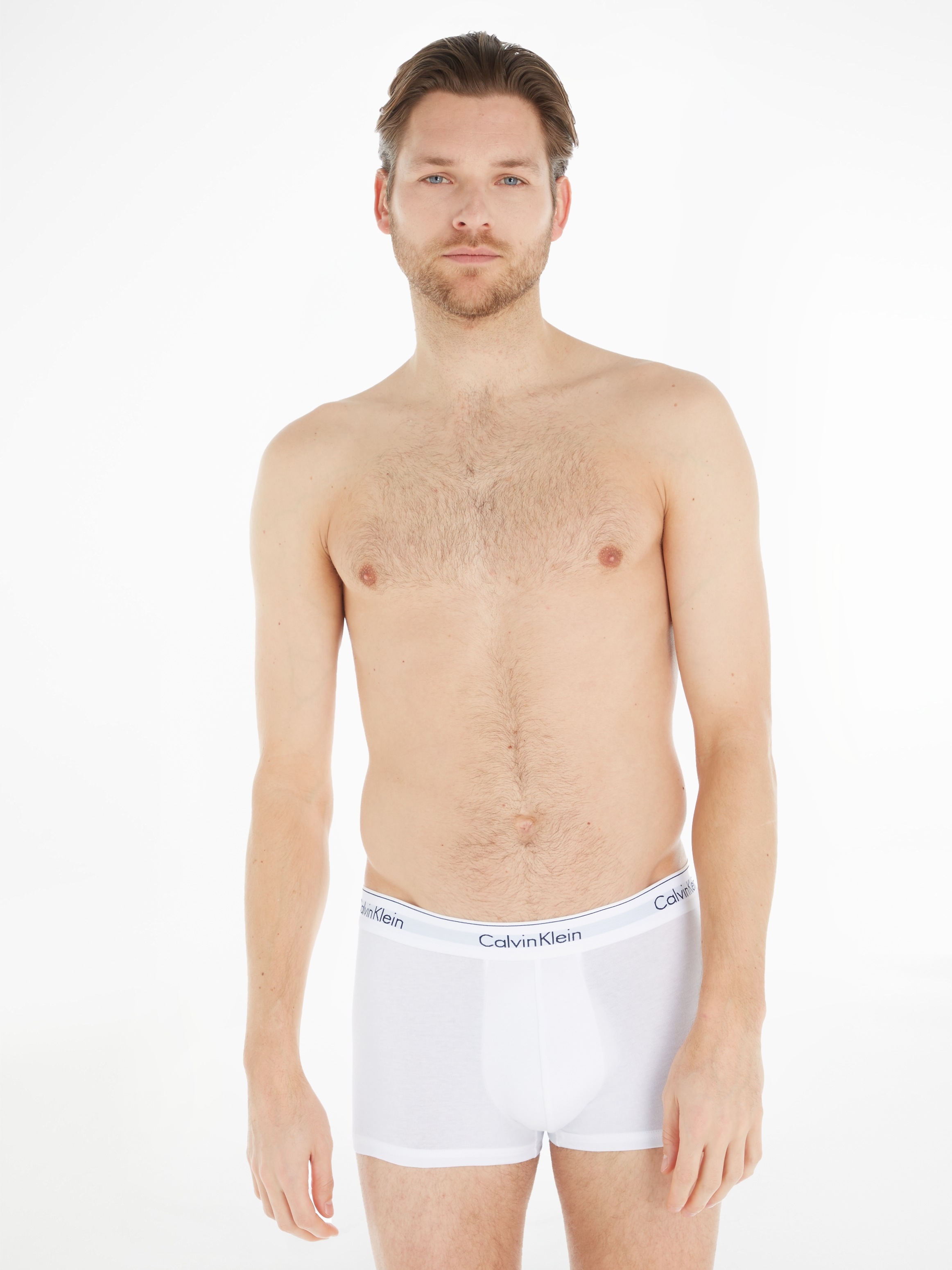 Calvin Klein Underwear Trunk, (Packung, 3 St., 3er-Pack), mit Logoschriftzug am Wäschebund