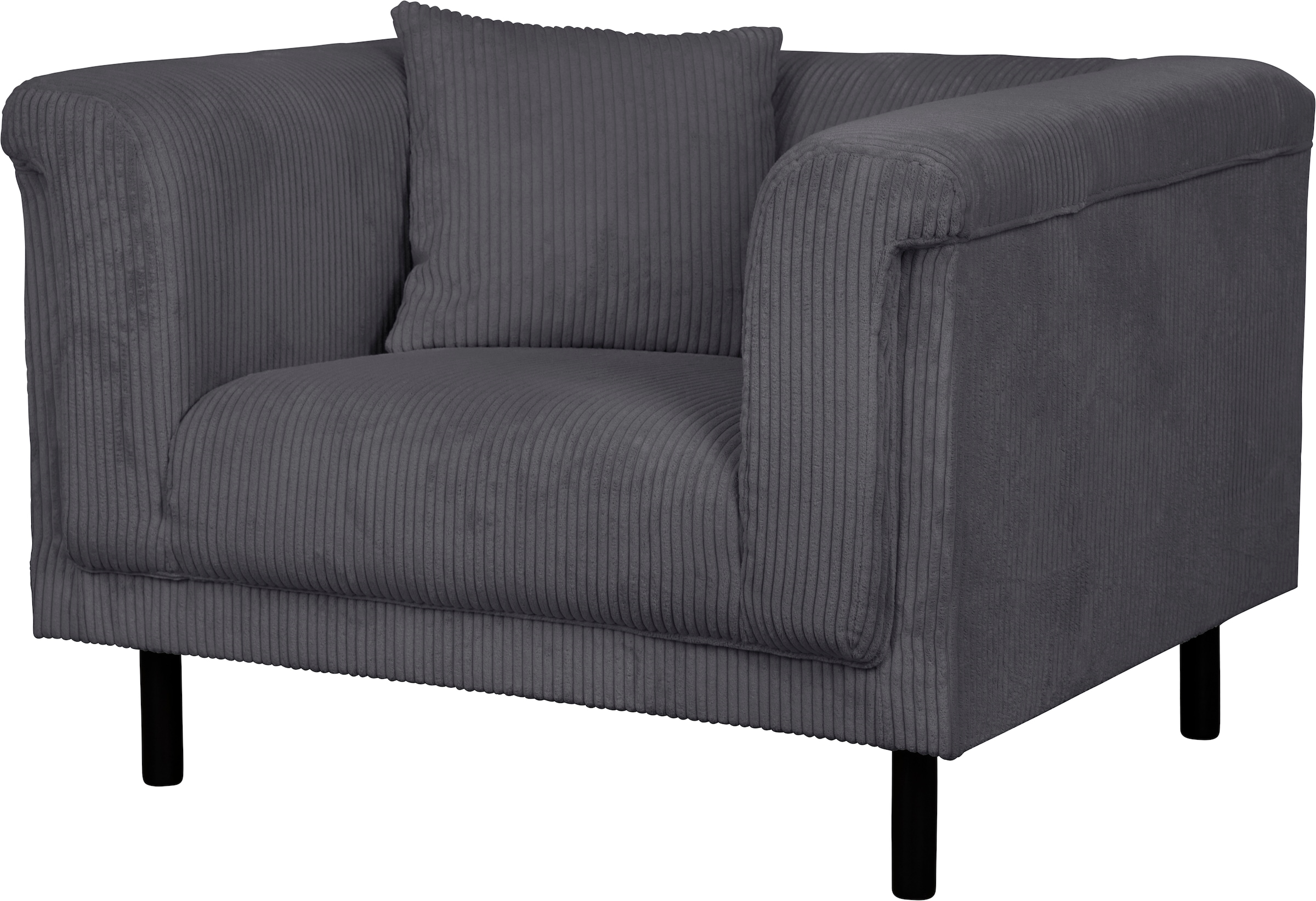 INOSIGN Sessel »AGNIA  B/T/H: 100/85/71 cm«, incl. Zierkissen, auch in Cord und Bouclé