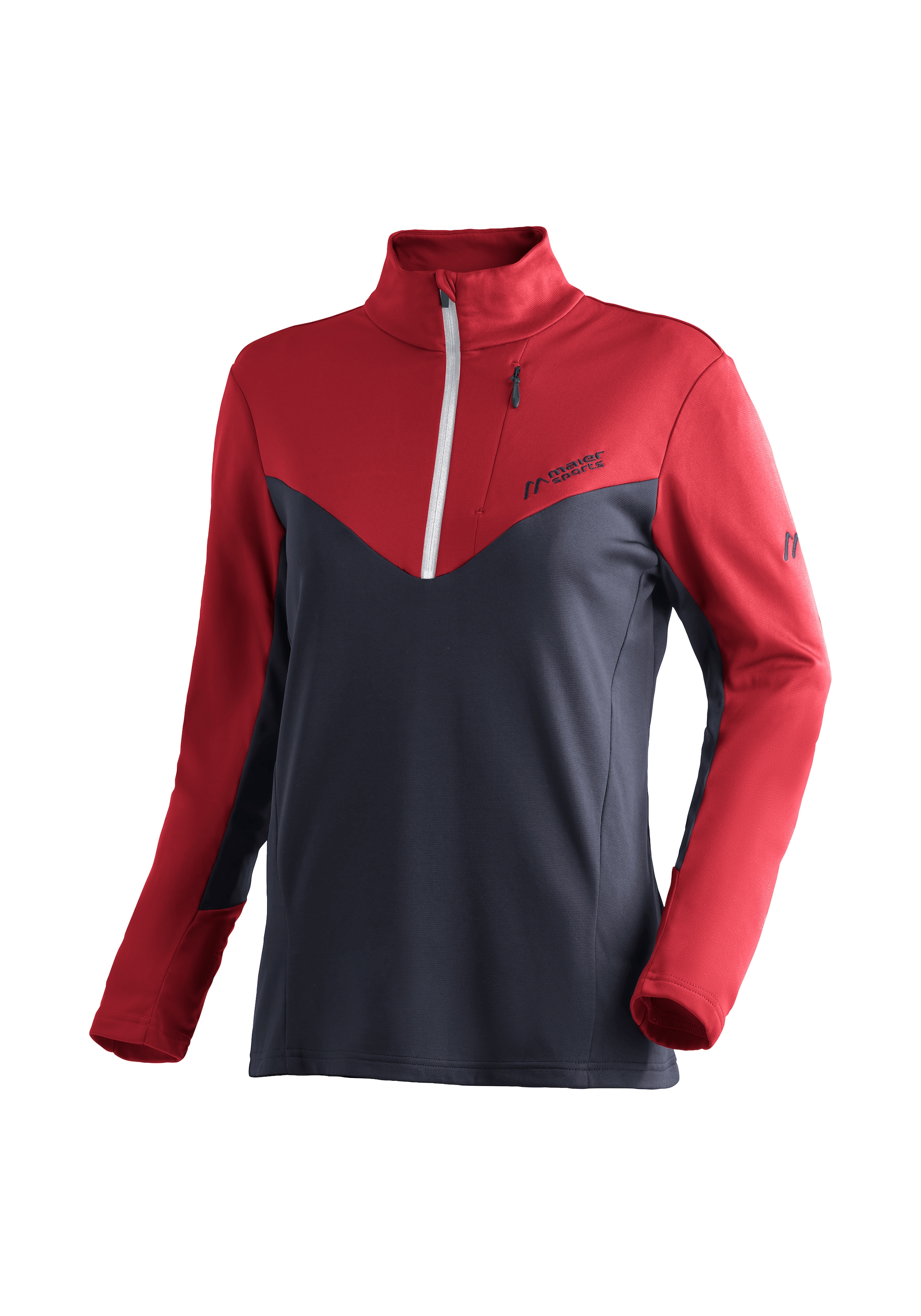 Maier Sports Rollkragenpullover »Evii«, Damen Midlayer, warmes und schnelltrocknendes Fleece