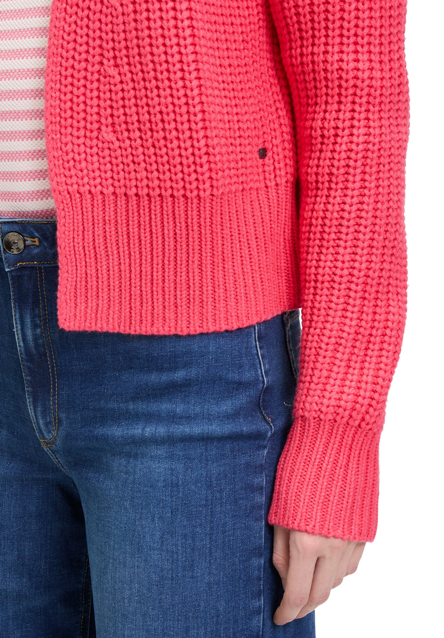 Betty&Co Strickjacke »Grobstrickjacke ohne Verschluss«