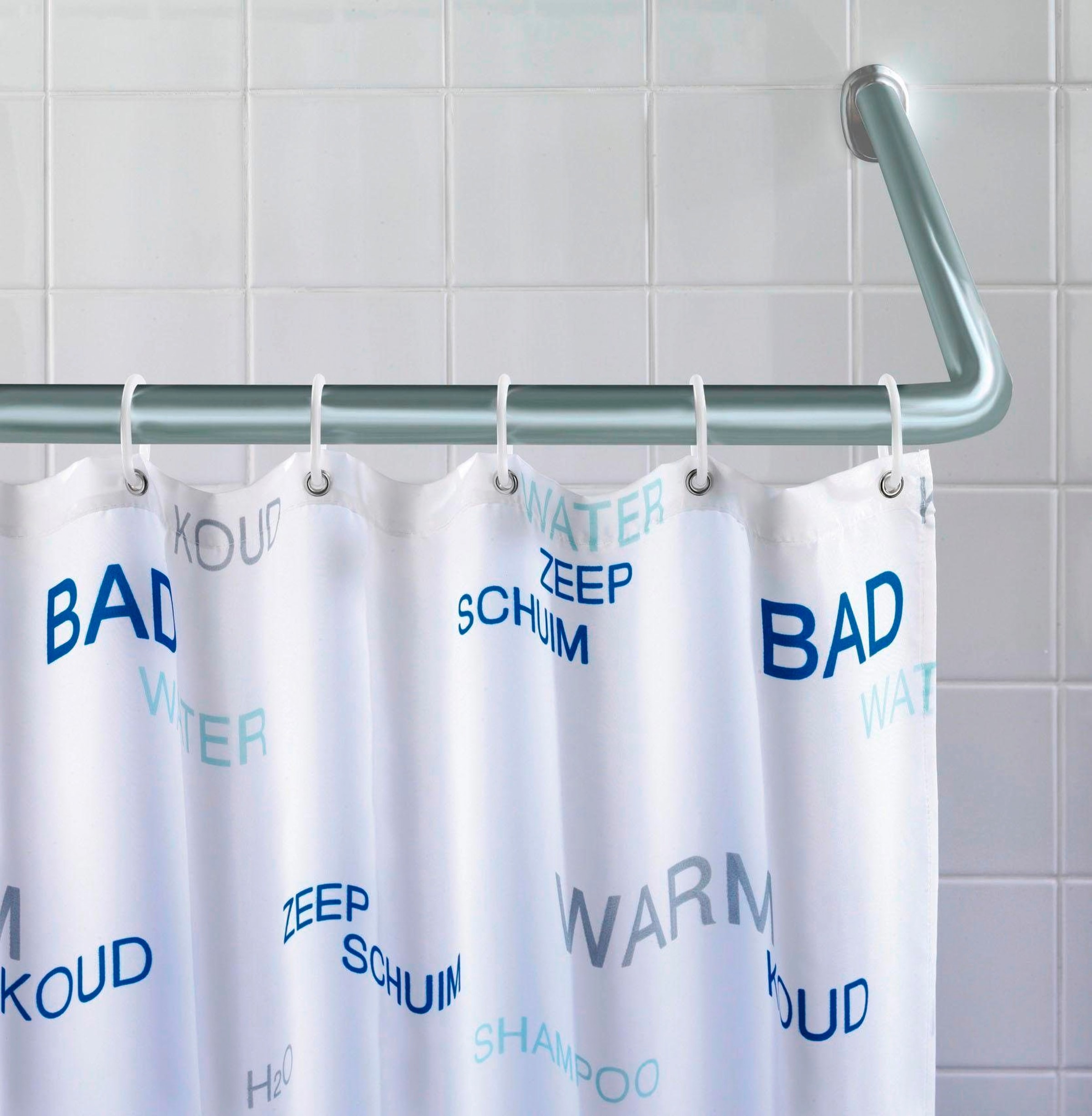 WENKO Winkelstange »Universal« Ø 20 mm Fixmaß