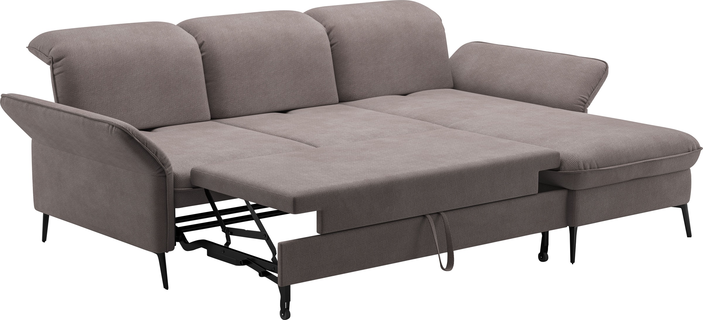 sit&more Ecksofa »Emely«, mit Sitztiefenverstellung optional mit Bettfunktion und Bettkasten
