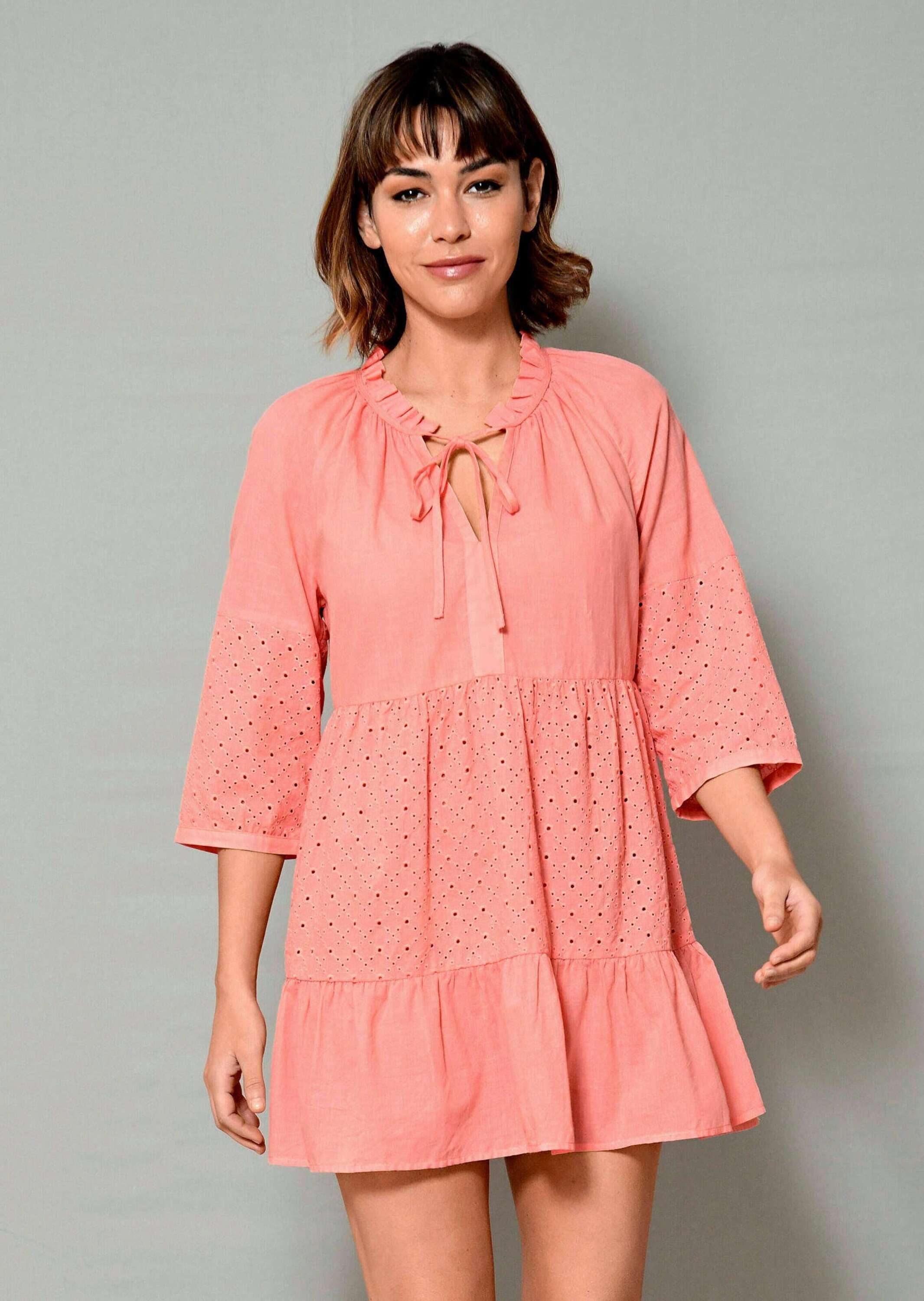 Alba Moda Tunika »Tunika Tunika mit modischer Lochstickerei«