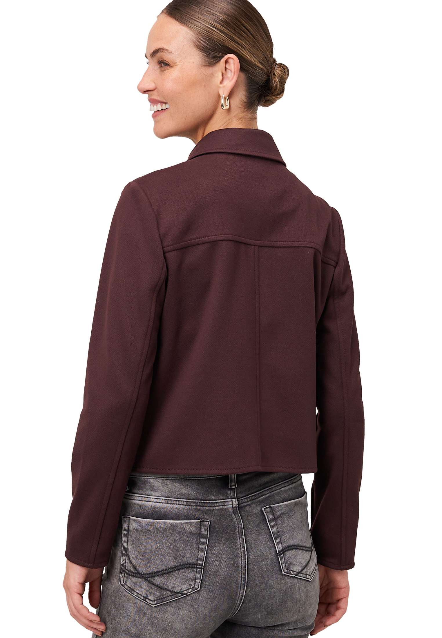 Zero Jackenblazer »Twill-Blazer mit Klappentaschen«