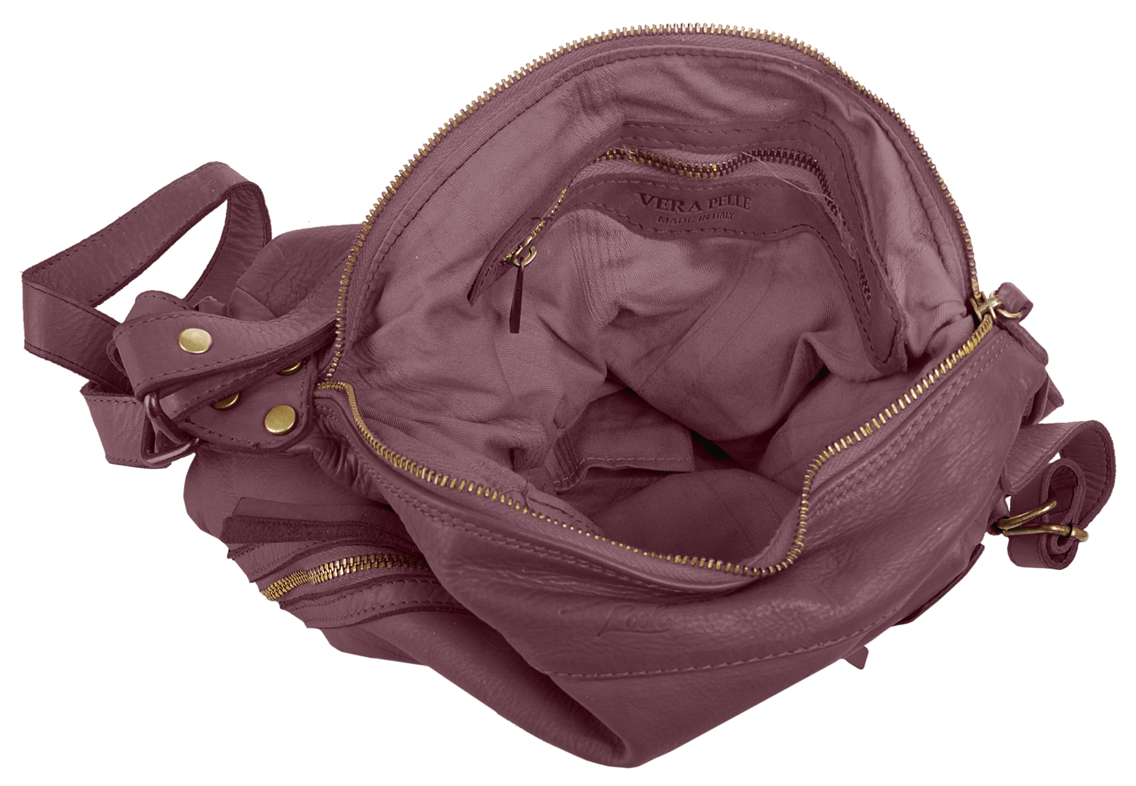 Samantha Look Shopper echt Leder, Made in Italy