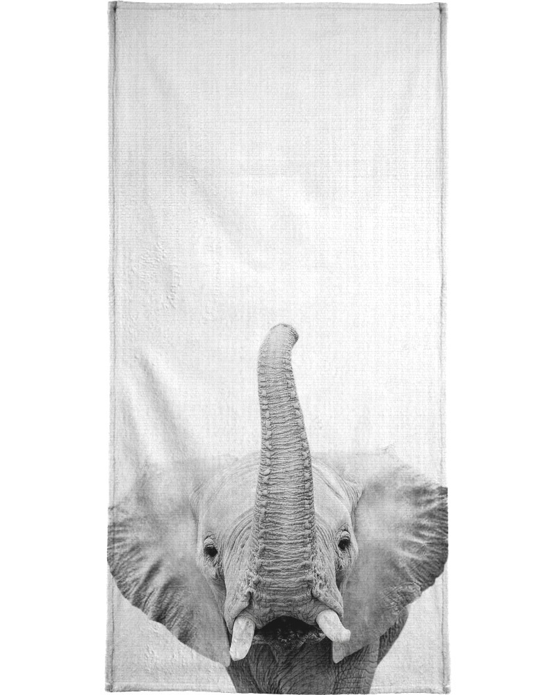 Juniqe Strandtuch »Print 50«, (1 St.), Weiche Frottee-Veloursqualität