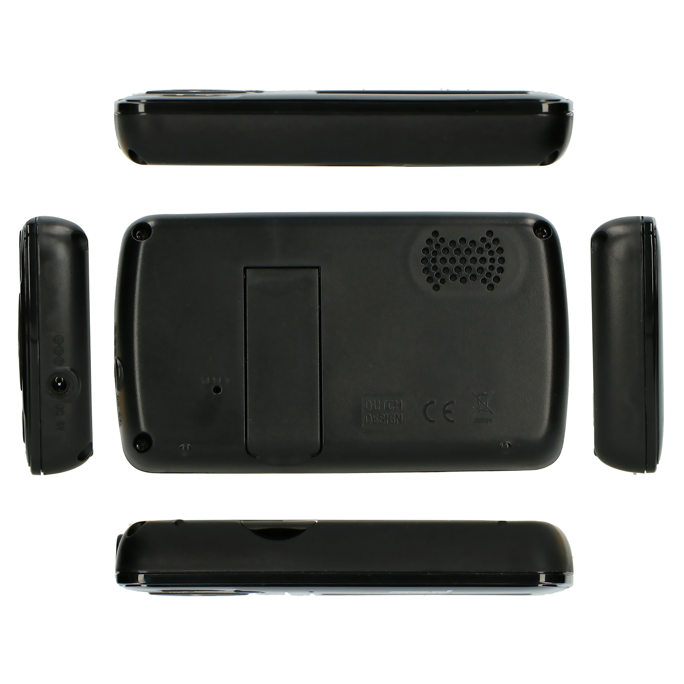 Alecto Video-Babyphone »DVM71 black«, (2 tlg.), 2.4" Farbdisplay, Schlaflieder und Temperaturanzeige