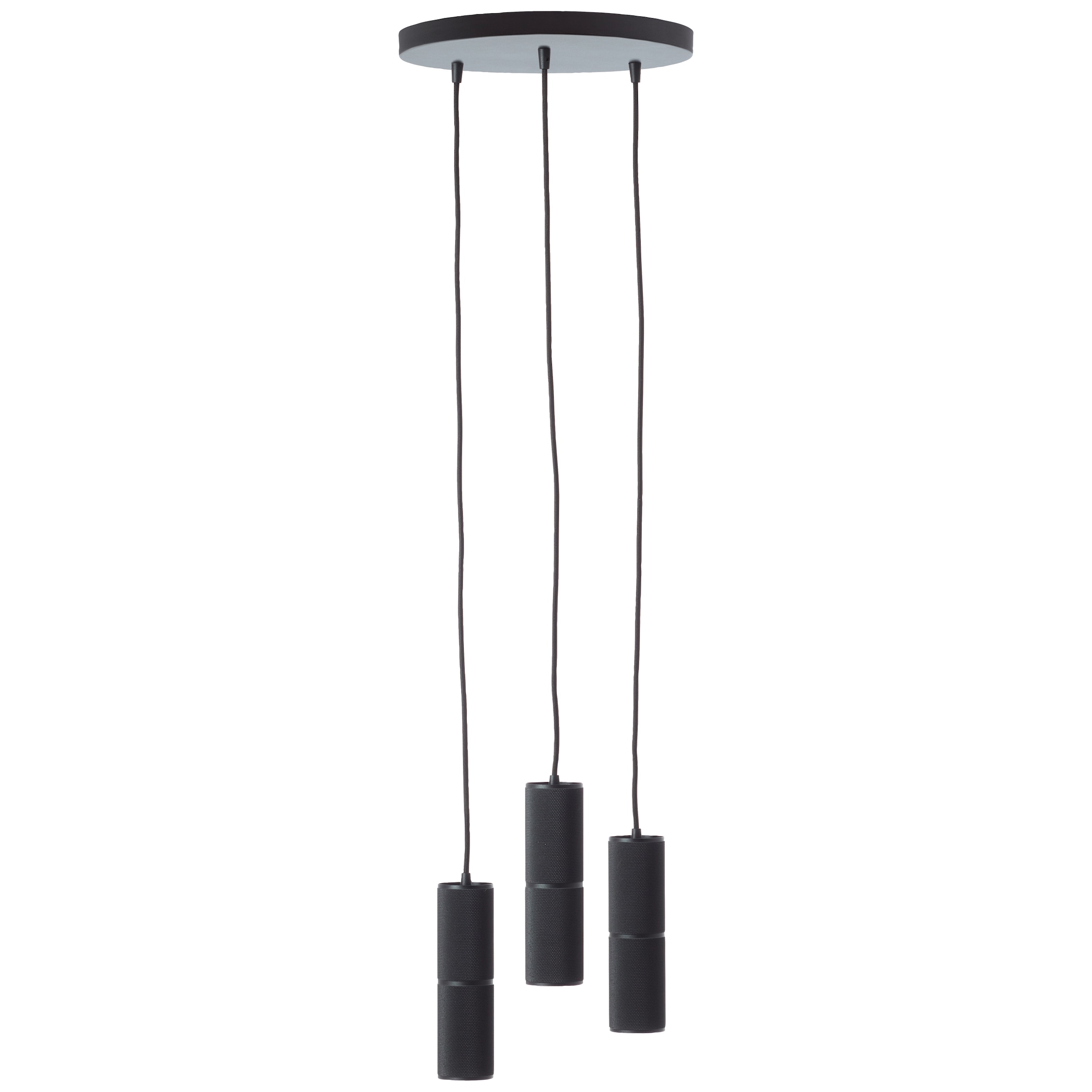 Brilliant Pendelleuchte »Marty«, 3 flammig, Leuchtmittel GU10 | LED wechselbar, LED-Pendellampe, D: 30 cm, 3x 350 lm, 3000 K, Aluminium