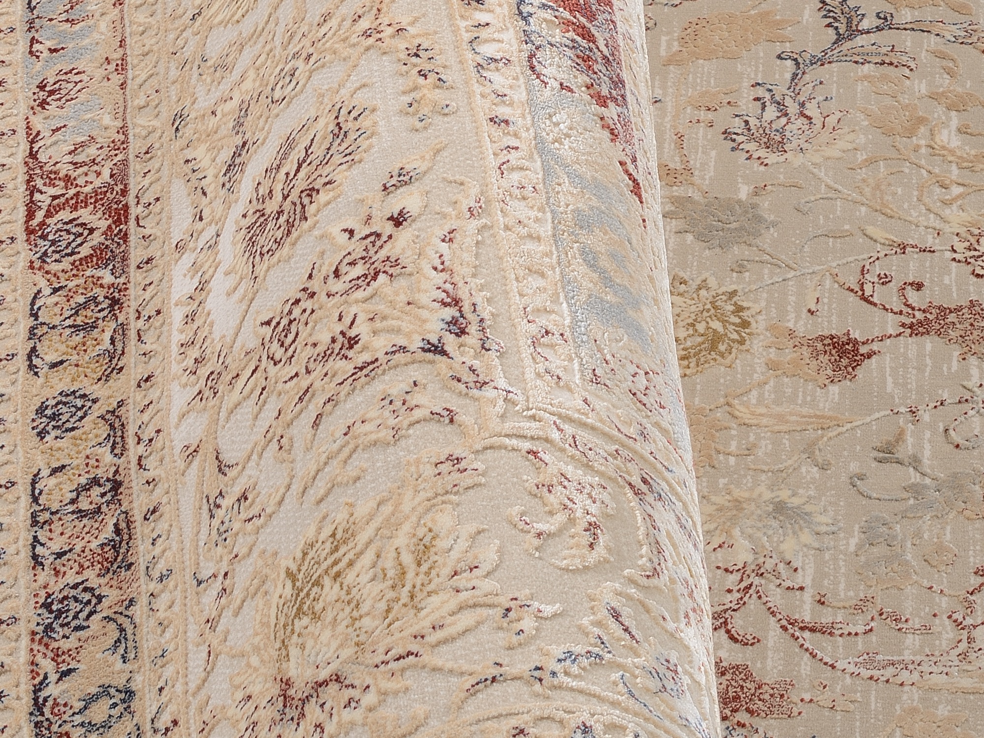 OCI DIE TEPPICHMARKE Teppich »MYSTIC LIMITED« rechteckig 7 mm Höhe florale Muster in 3D-Optik, maschinell gewebt, Viskose