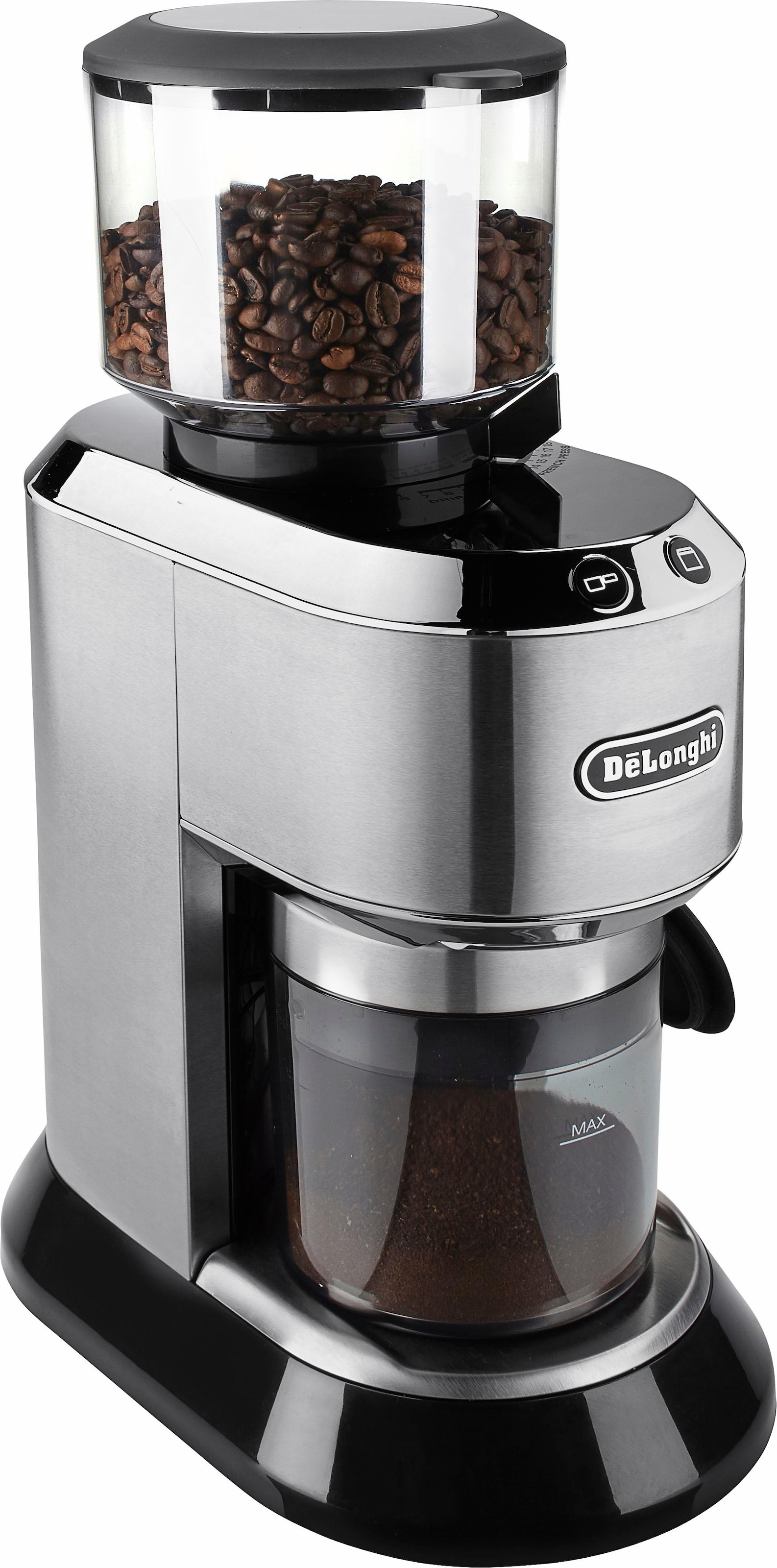 De\'Longhi Kaffeemühle »Dedica KG520.M«, 150 W, Kegelmahlwerk, 350 g  Bohnenbehälter, inkl. Siebträgeradapter im OTTO Online Shop | Kaffeemühlen