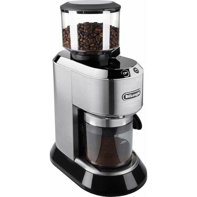 De\'Longhi Kaffeemühle »Dedica KG520.M«, 150 W, Kegelmahlwerk, 350 g  Bohnenbehälter, inkl. Siebträgeradapter im OTTO Online Shop