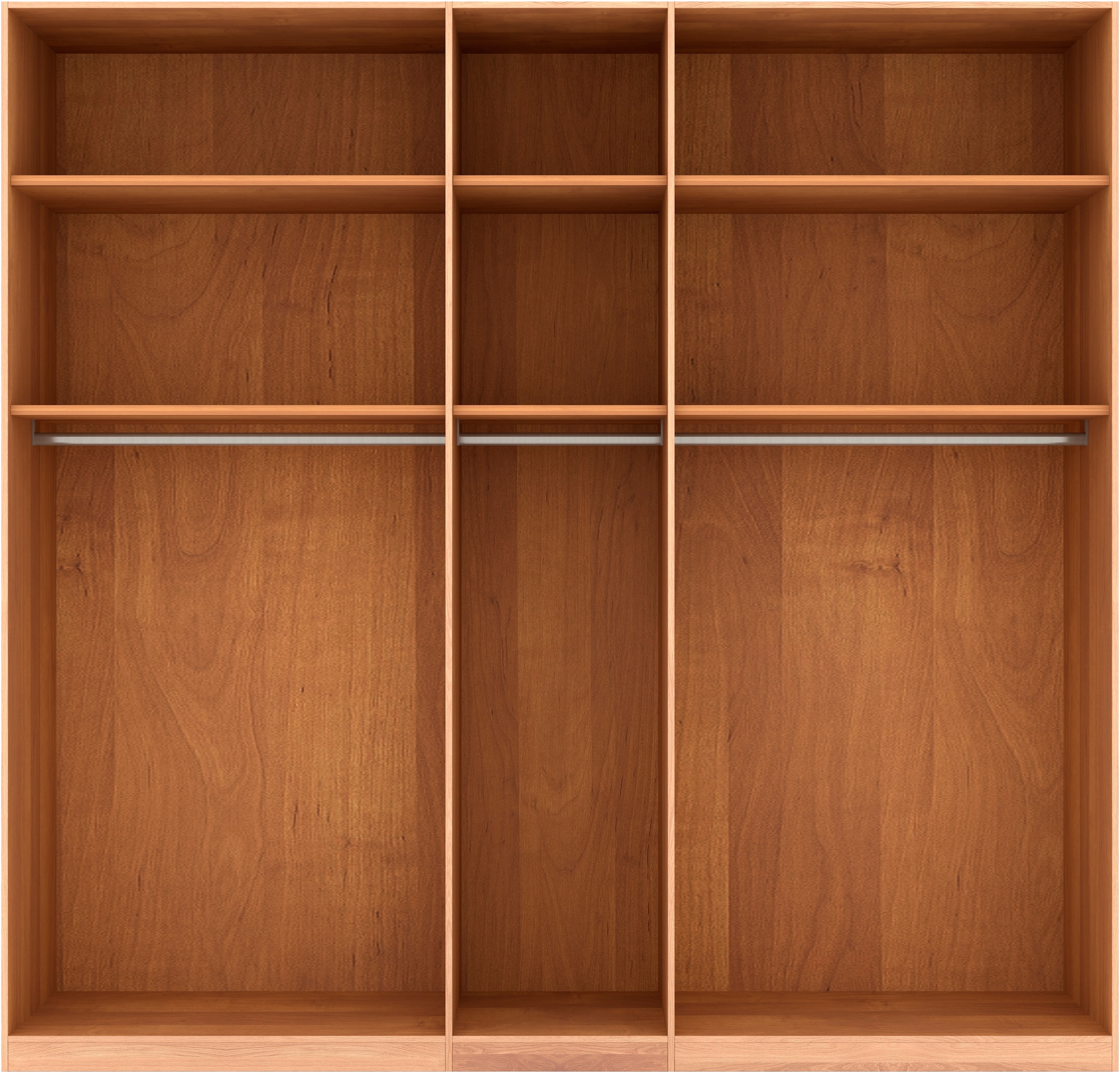Musterring Drehtürenschrank »Sorrent, Kleiderschrank, Schrank, teilmassiv Eiche«, (mit Türdämpfern, in 5 Breiten & 2 Höhen, extra Böden, MADE IN GERMANY), Türen Eiche massiv oder als Parsol-Bronze-Spiegel, verschiedene Maße