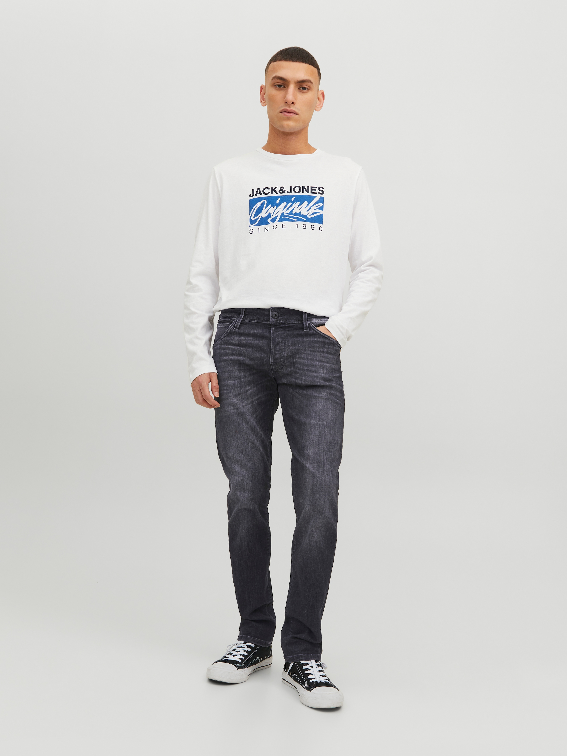 Jack & Jones Slim-fit-Jeans »JJIGLENN JJFOX BL 655 50SPS NOOS«