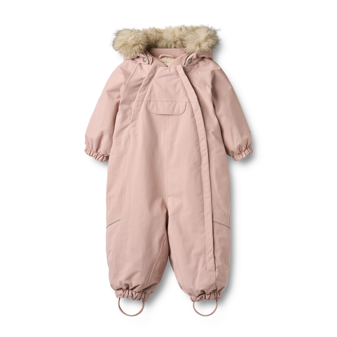 Wheat Schneeoverall »Snowsuit Nickie« wasserdicht in rosa, Größe 74