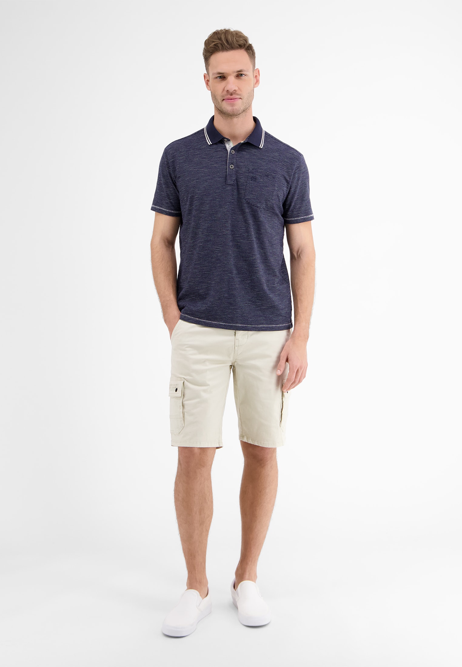 LERROS Poloshirt »Poloshirt mit Finelinerstreifen«