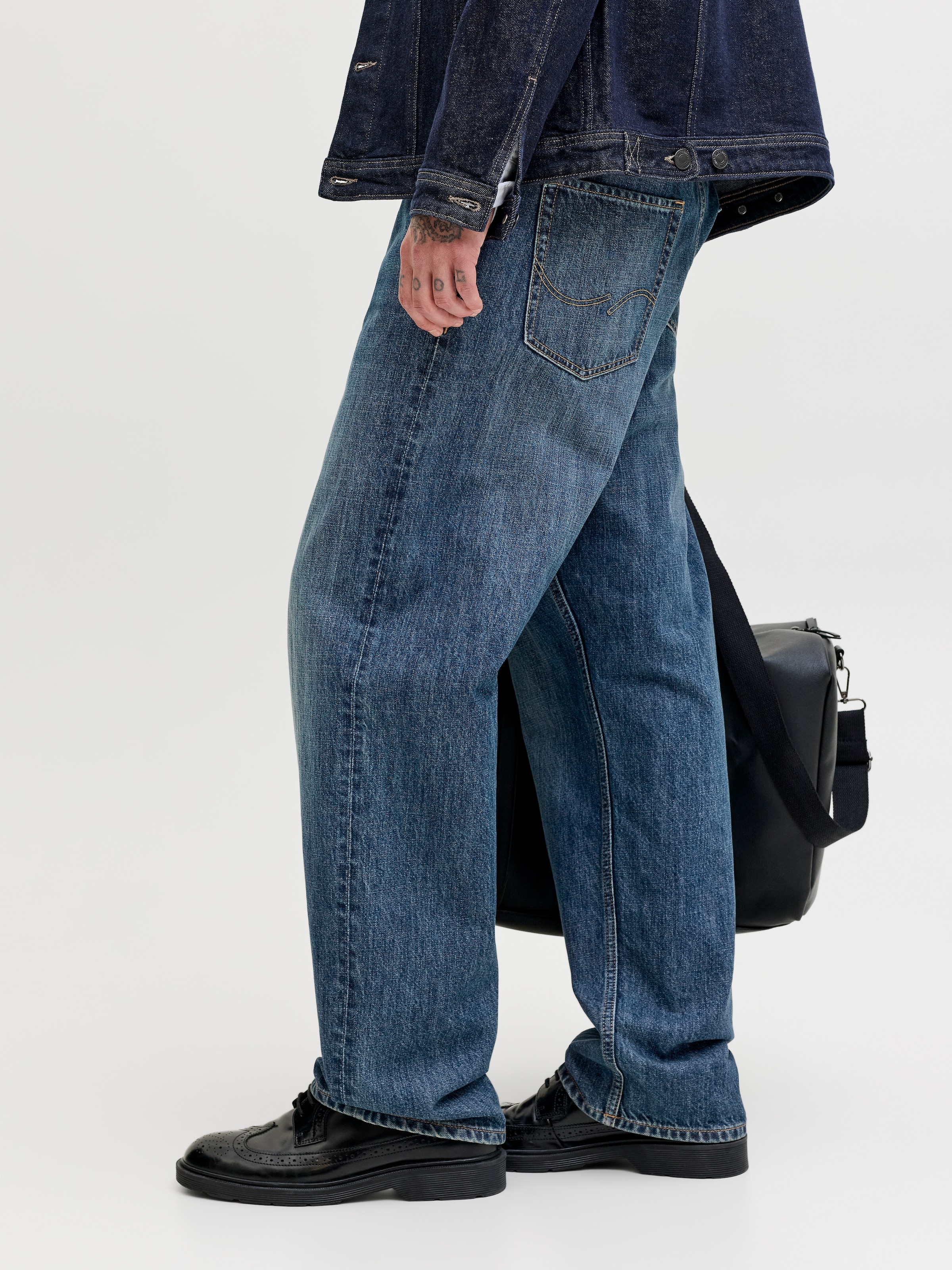 Jack & Jones Relax-fit-Jeans »JJIALEX mit cleanem Look und Taschenvielfalt« Baumwolle, relax fit