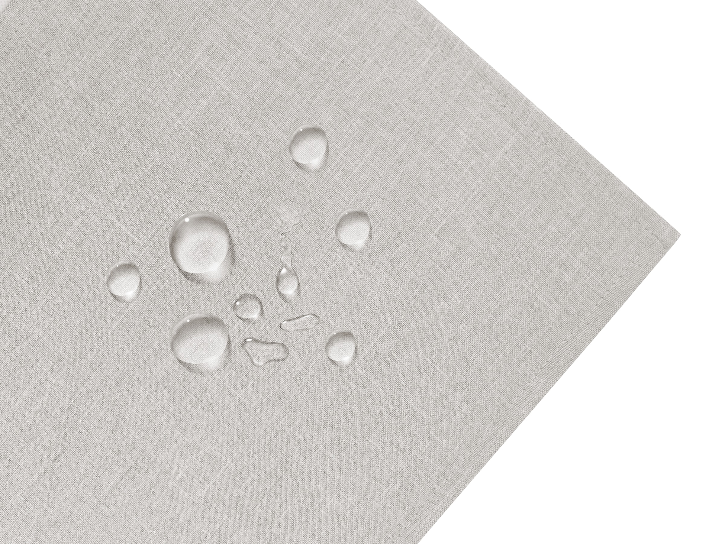 OTTO home Tischdecke »Josée, wasserabweisend, in eckig & rund« strukturiert, Leinenoptik, uni ,wasserabweisend, pflegeleicht, Deko,