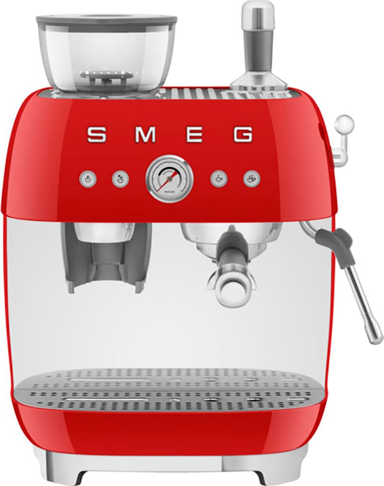 bestellen integrierter mit Smeg Espressomaschine »EGF03RDEU«, jetzt OTTO bei Kaffeemühle