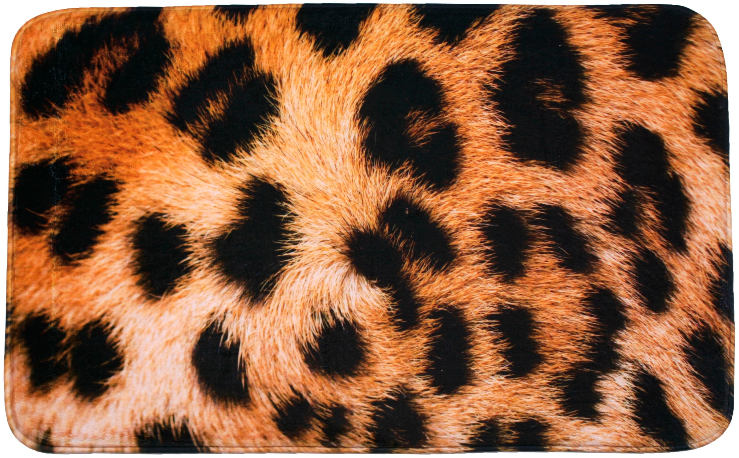 Sanilo Badematte »Leopardenfell«, Höhe 15 mm, schnell trocknend, Memory Schaum