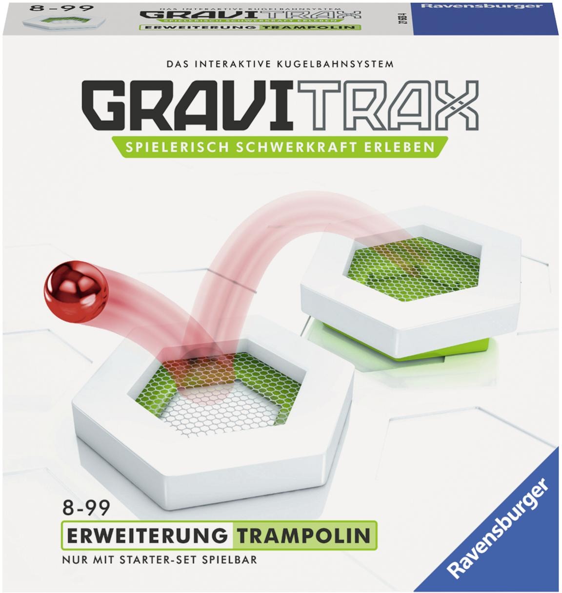 Wald FSC® Kugelbahn-Bausatz Weihnachts-Shop tlg.), weltweit - - »GraviTrax® in schützt - Ravensburger kaufen OTTO Europe, (4 Trampolin«, Made