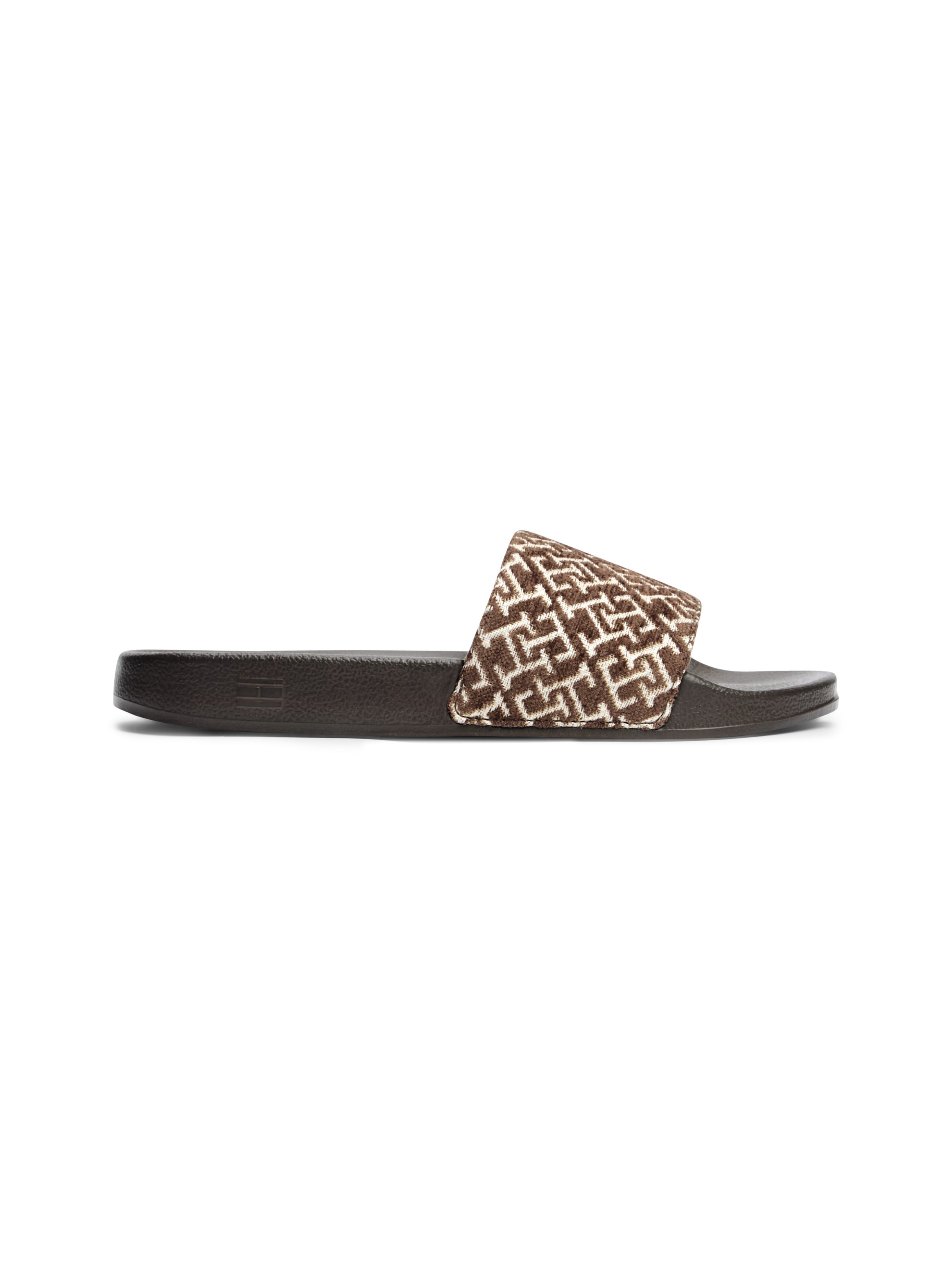Tommy Hilfiger Pantolette »TH MONOGRAM POOL SLIDE«  Strandschuh, Poolslides, Sommerschuh mit TH-Logodruck
