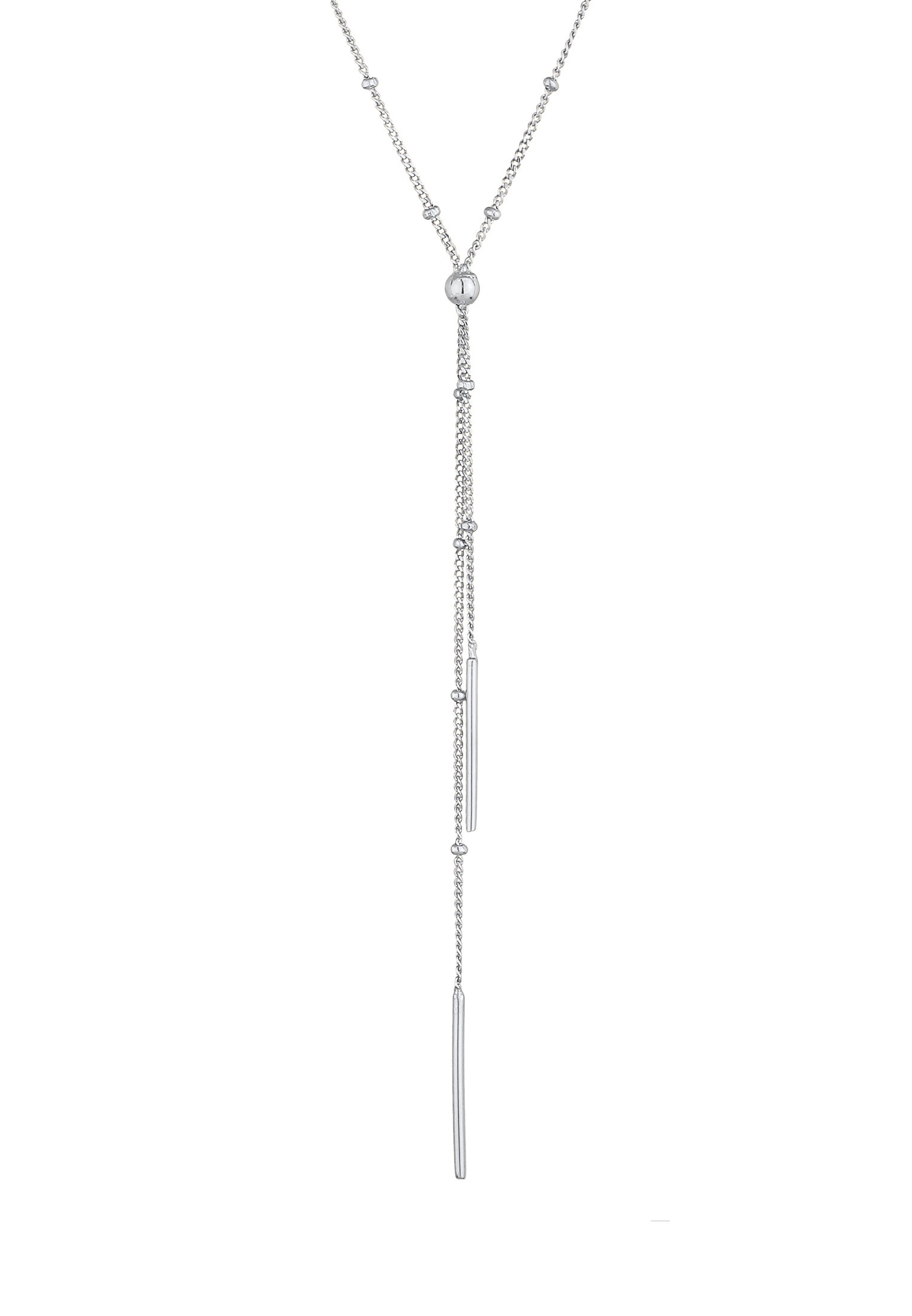 Elli Y-Kette »Halskette Y-Kette Kugel Stab Minimal 925 Silber«