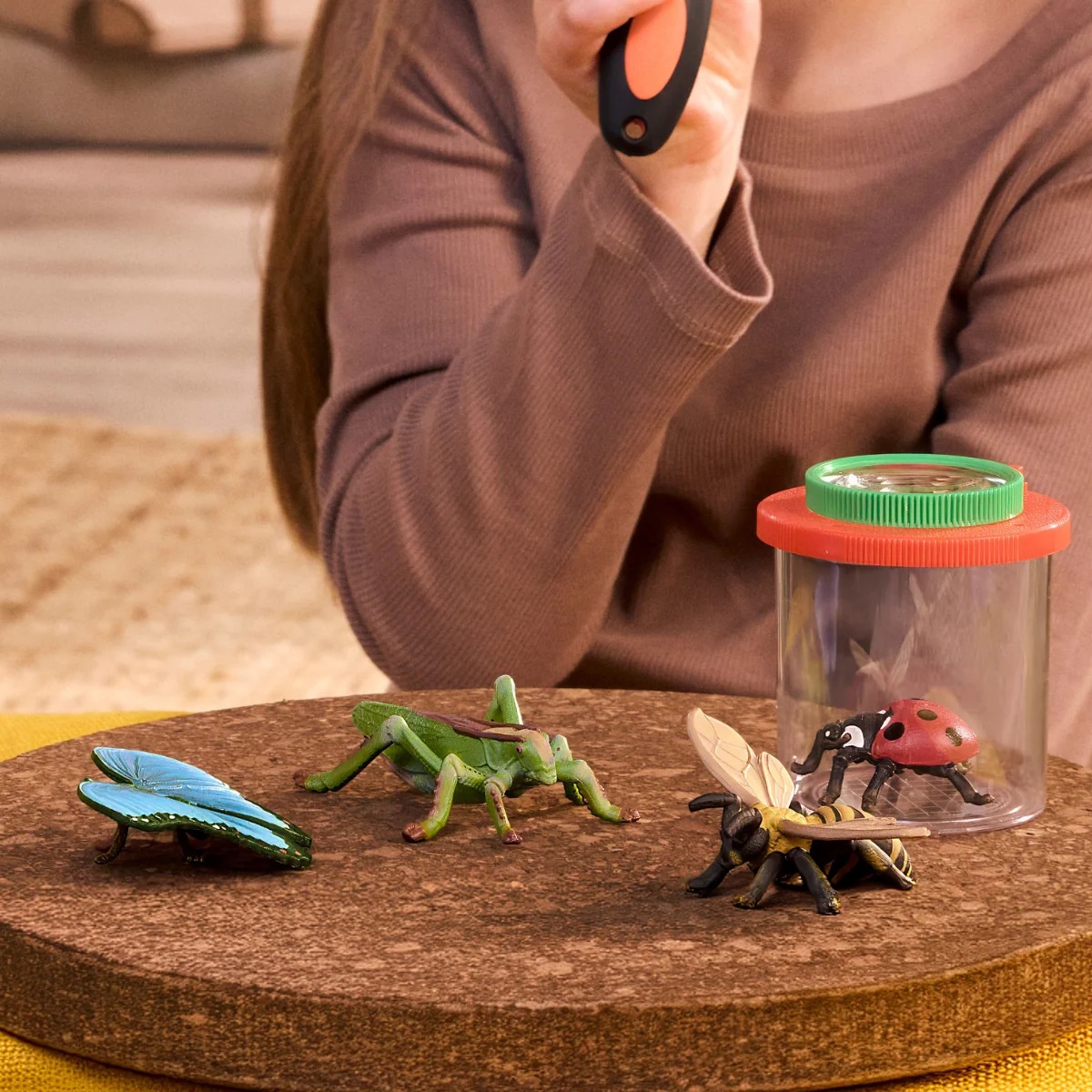 Schleich® Spielwelt »WILD LIFE, Insekten Entdecker Set (42741)«