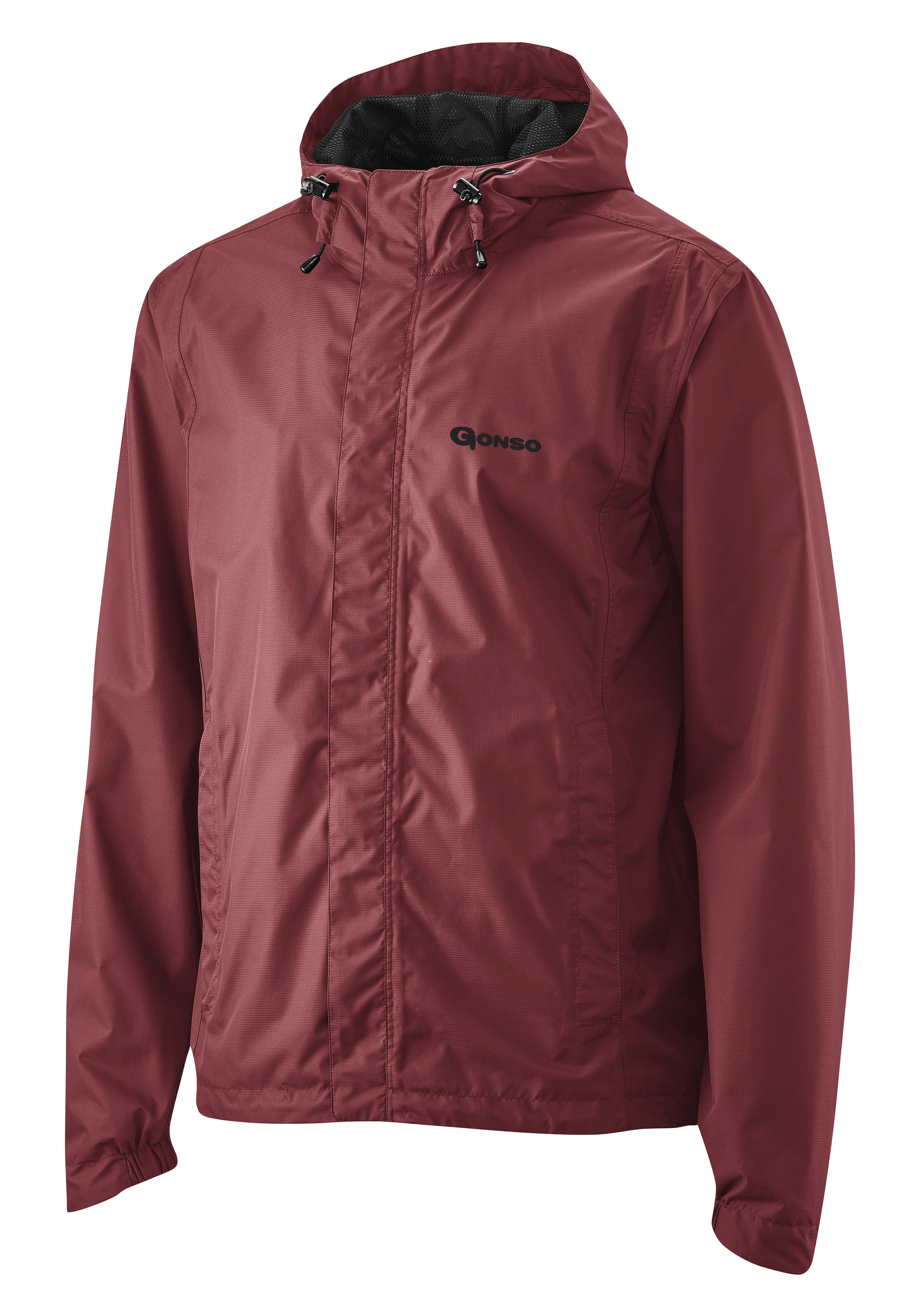 Gonso Fahrradjacke »Save Light«, Herren Regenjacke wind- und wasserdicht, Radjacke mit Kapuze