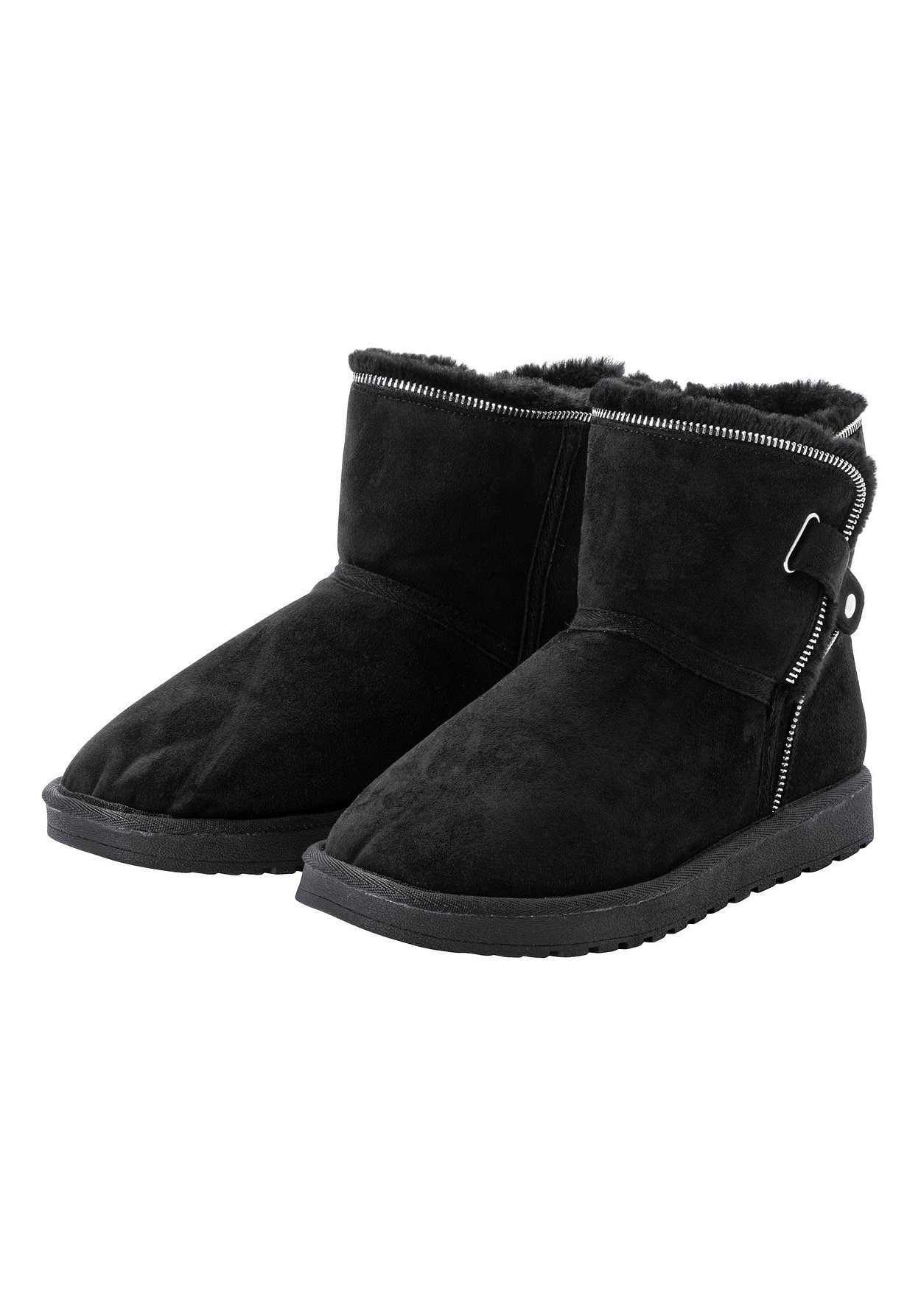 Winterboots »Schlupfboots mit seitlichem Riegel und Klett«, mit seitlichem Riegel und...