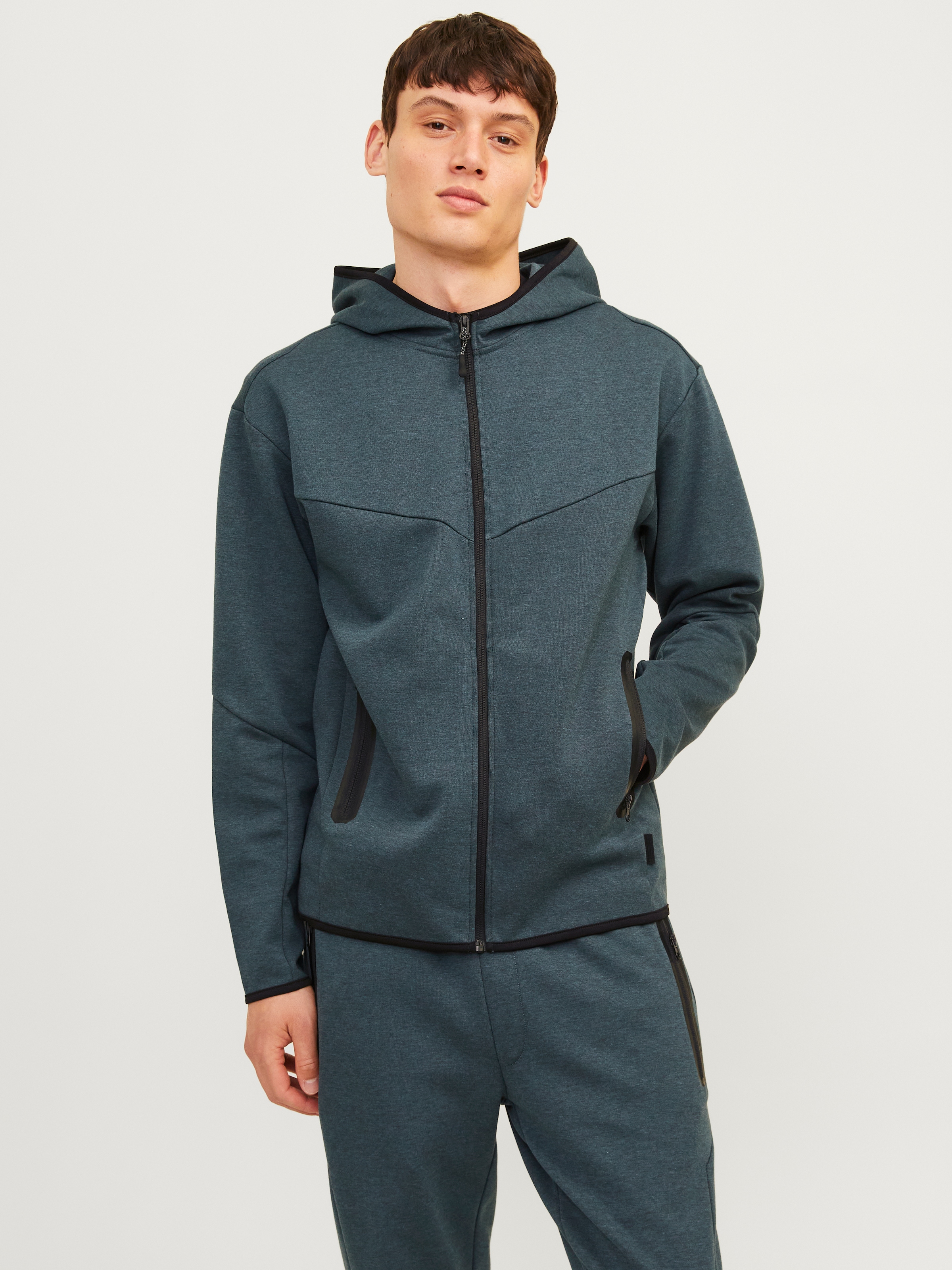 Jack & Jones Sweatjacke »JCOFUSION SWEAT ZIP HOOD NOOS«