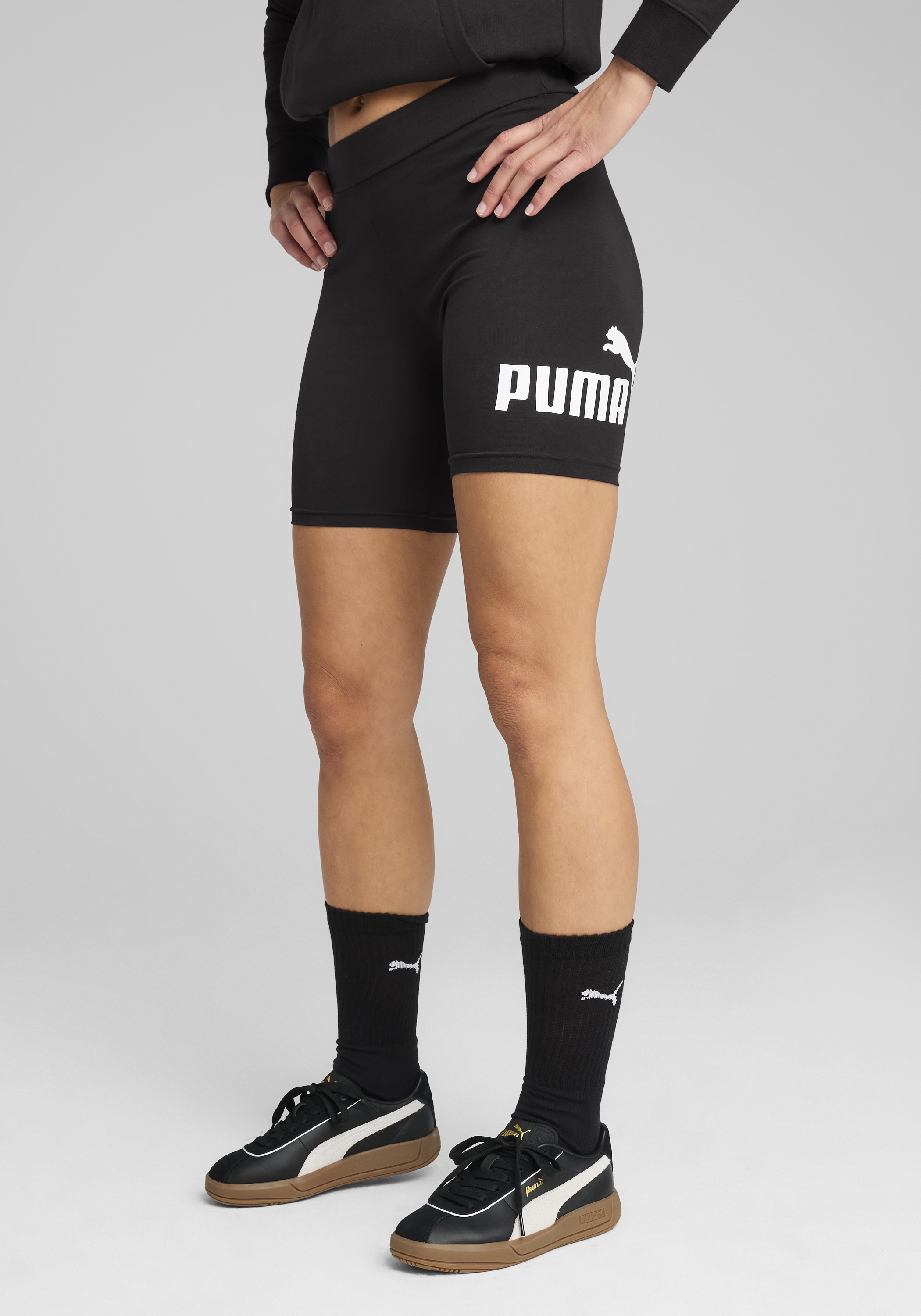 PUMA Leggings »ESS NO. 1 LOGO 7'' SHORT LEGGINGS«  für vielseitige sportliche Aktivitäten, elastischer Bund