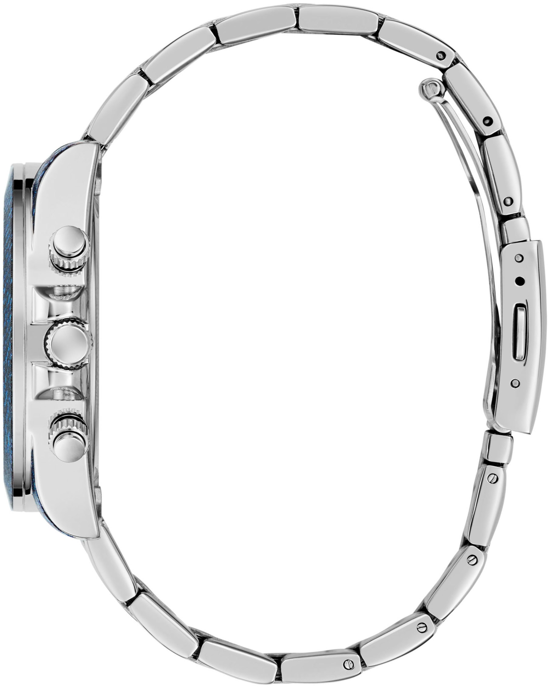 Guess Multifunktionsuhr »INDIGO«, Quarzuhr, Armbanduhr, Damenuhr, Datum, 12/24-Std.-Anzeige