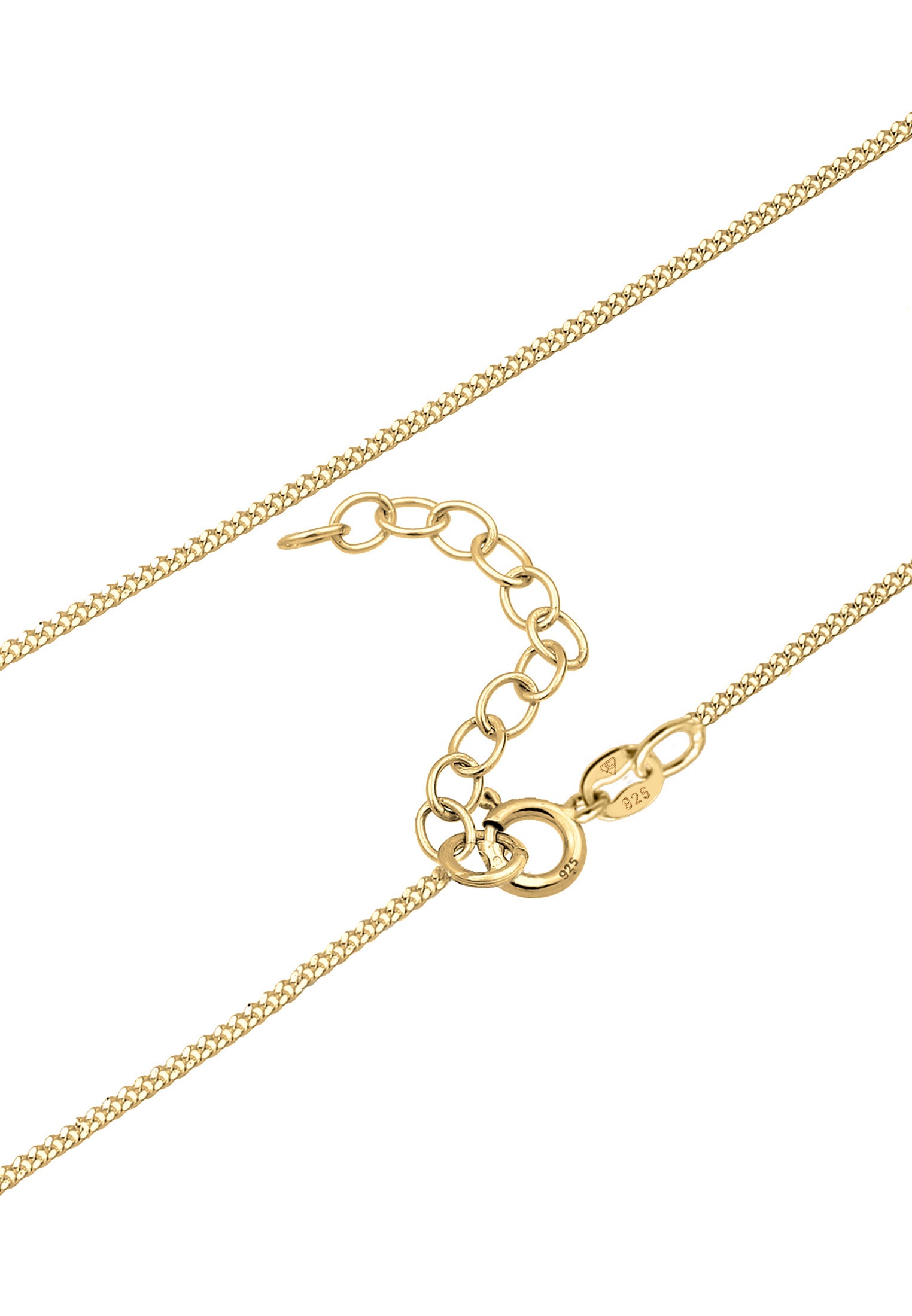 Elli Choker »Halskette Choker Herz Emaille schwarz 925 Silber«