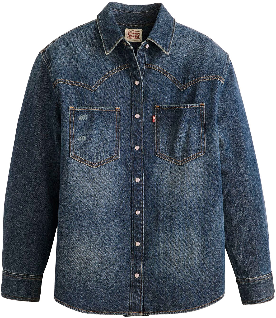 Levi's® Jeansbluse »TEODORA WESTERN SHIRT«, mit Druckknöpfen