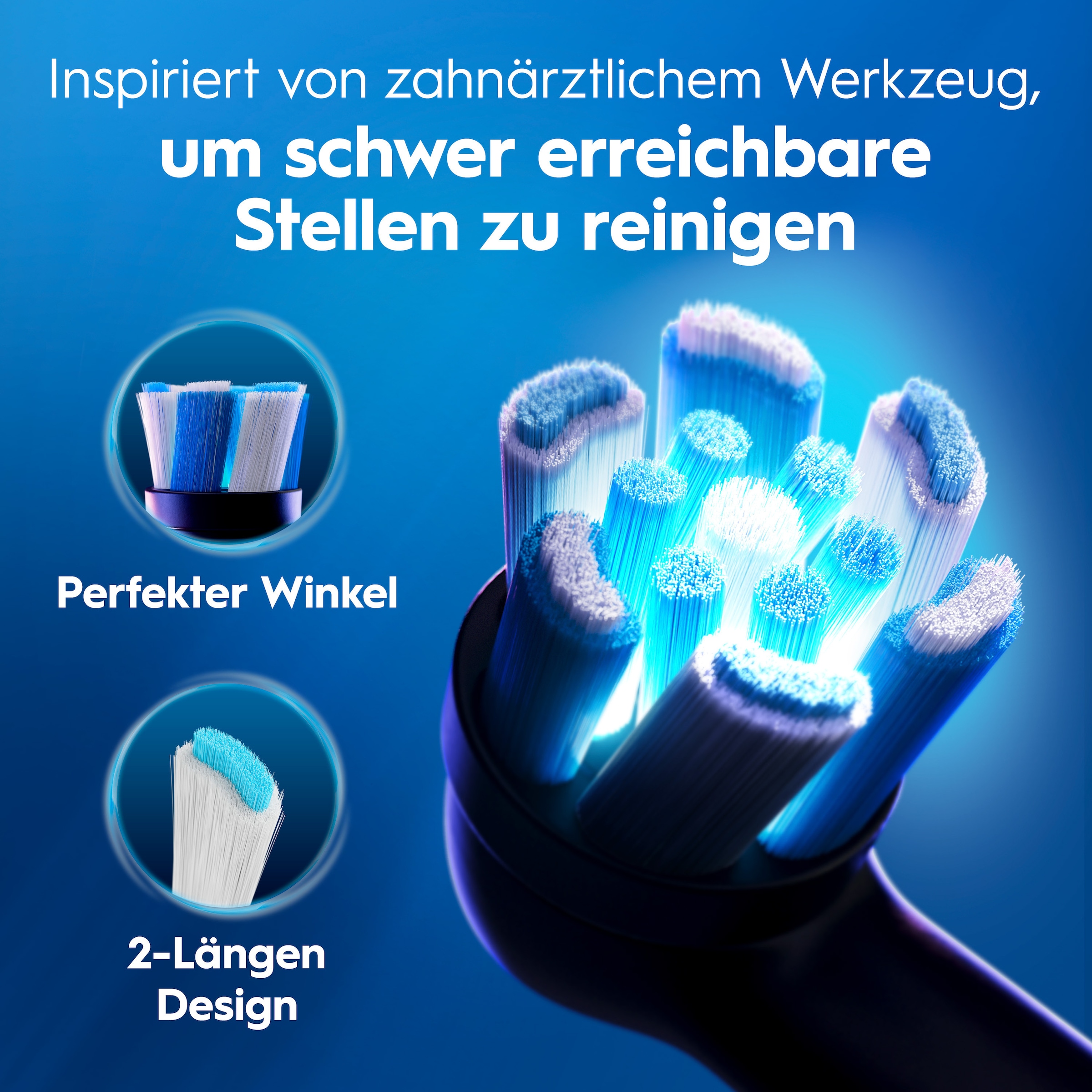 Oral-B »iO Series 3 Doppelpack« 2 Stk. Aufsteckbürsten Magnet-Technologie