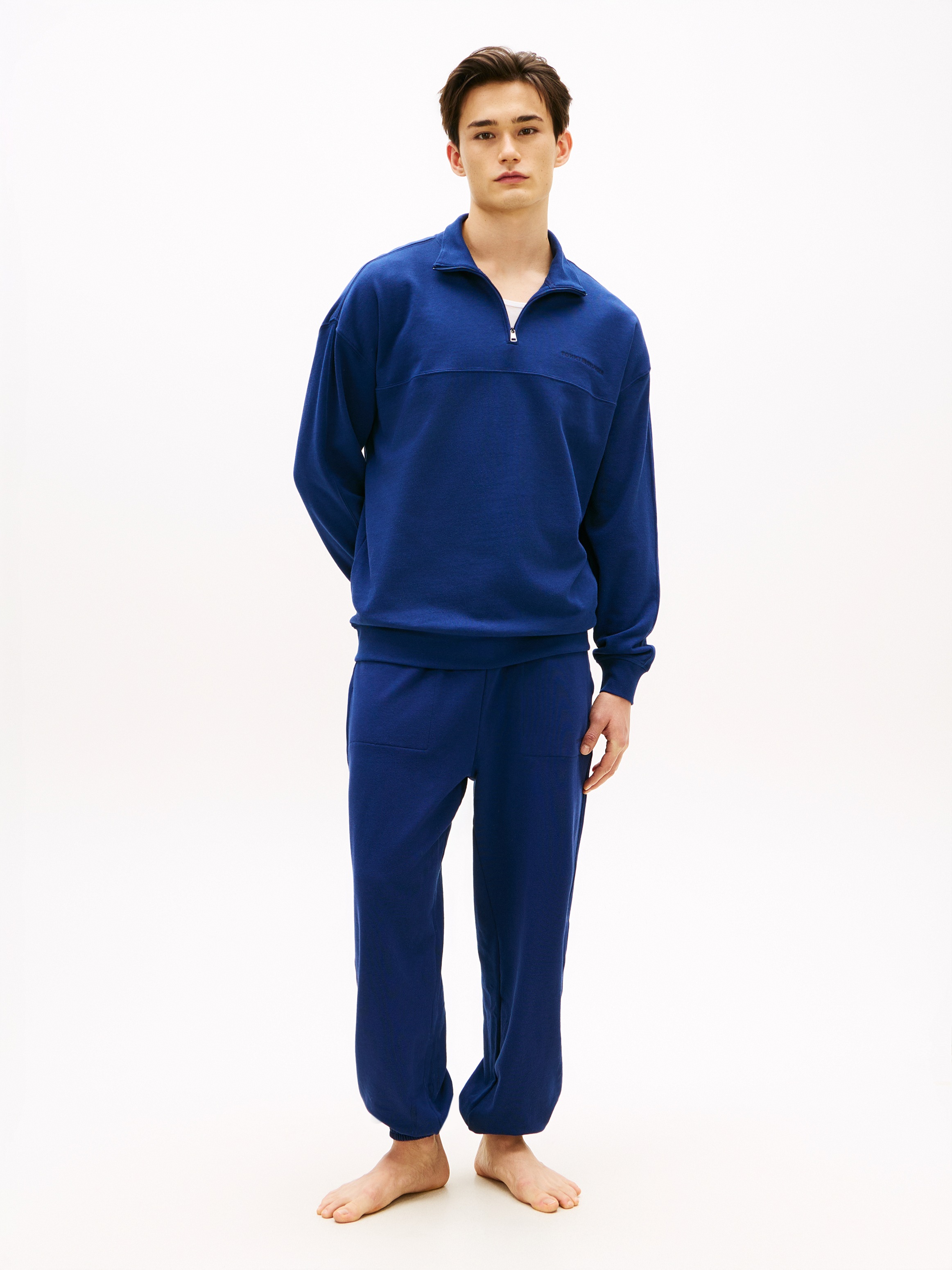 Tommy Hilfiger Underwear Sweatshirt , mit Troyerkragen und Reißverschluss
