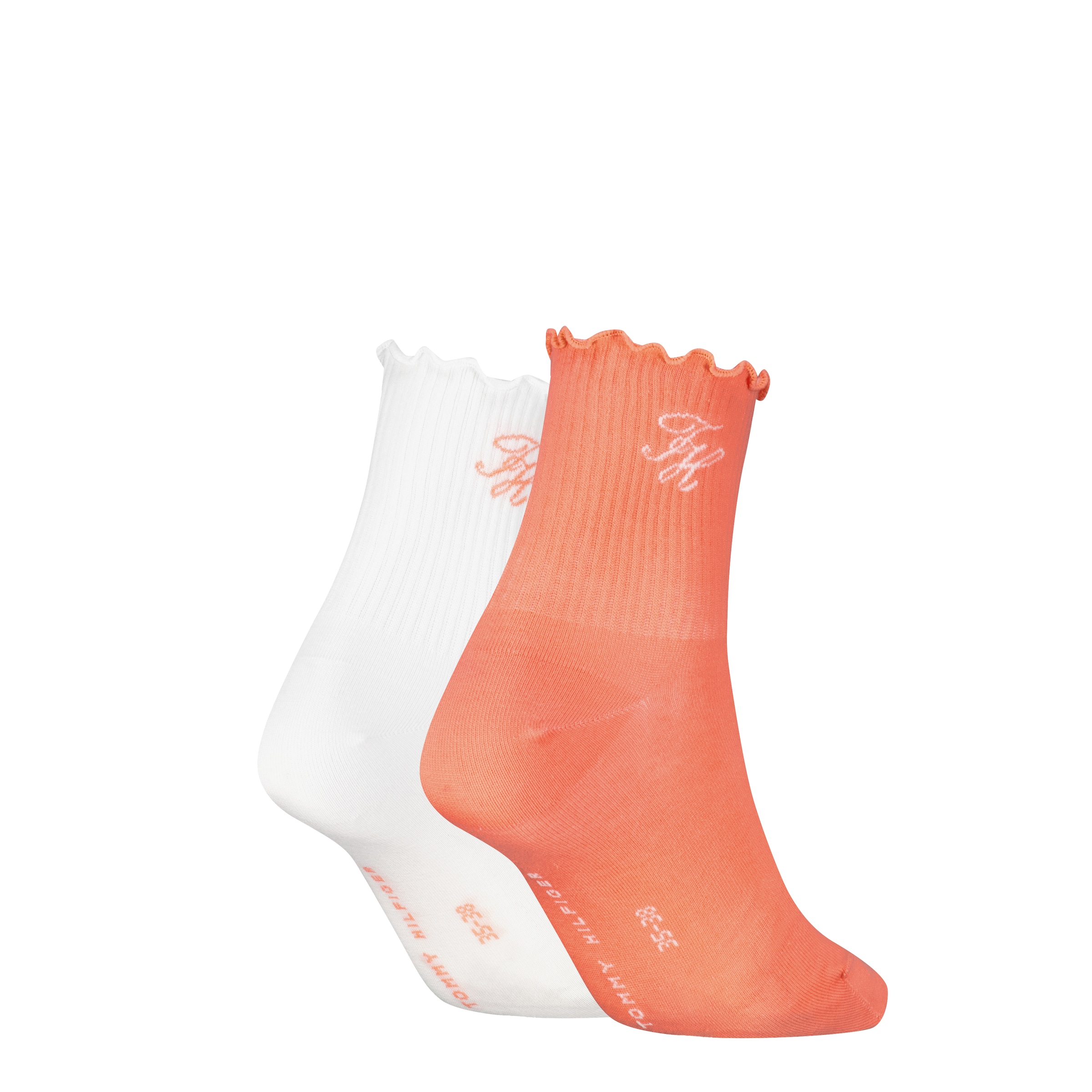 Tommy Hilfiger Kurzsocken »TH WOMEN SHORT SOCK 2P REFINED MONOGRAM« 2 Paar, 