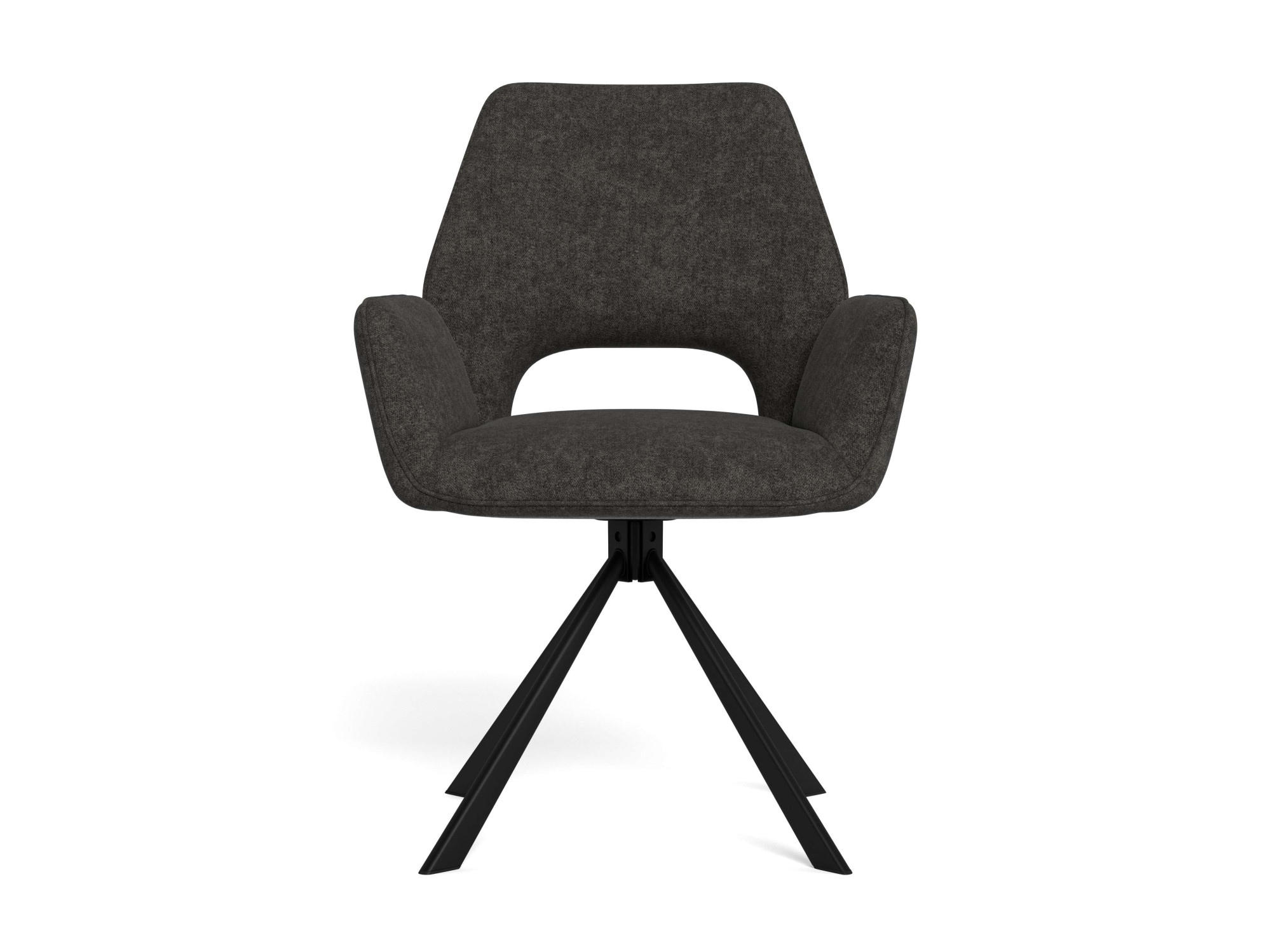 ACTONA GROUP Esszimmerstuhl »Graham, Polsterstuhl, Stuhl mit Polsterung« (Set) 2 Stk.Stoff, dekorativer Cut-Out, Drehfunktion, 4-Stern-Gestell, FSC™